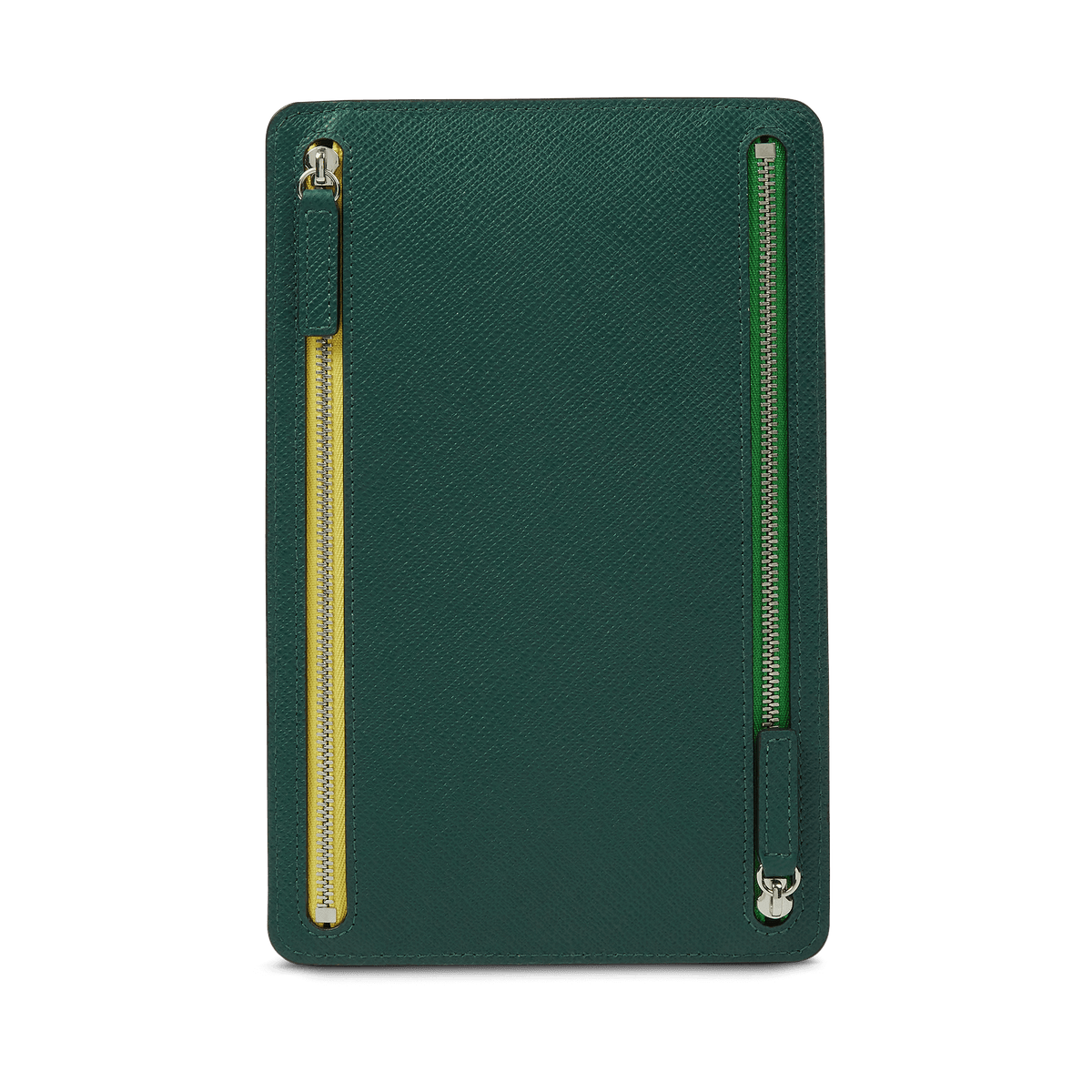Multi-Zip Case in Panama in Forest | Smythson Multi-Zip Case in Panama in Forest | Smythson