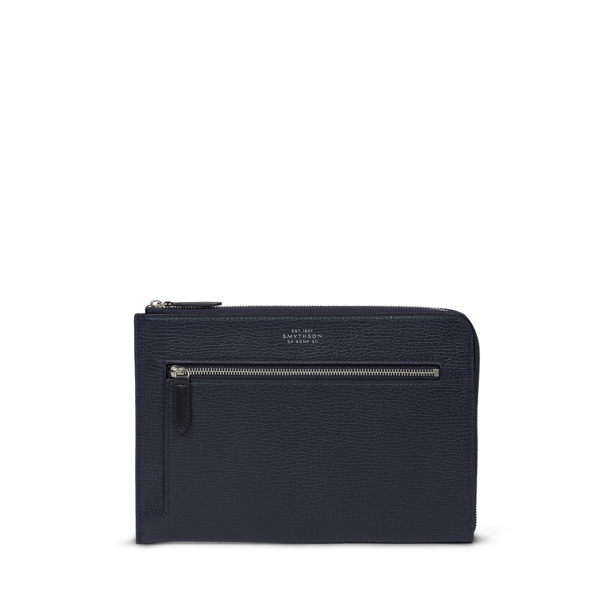 Flat Travel Organiser Pouch in Ludlow - Navy