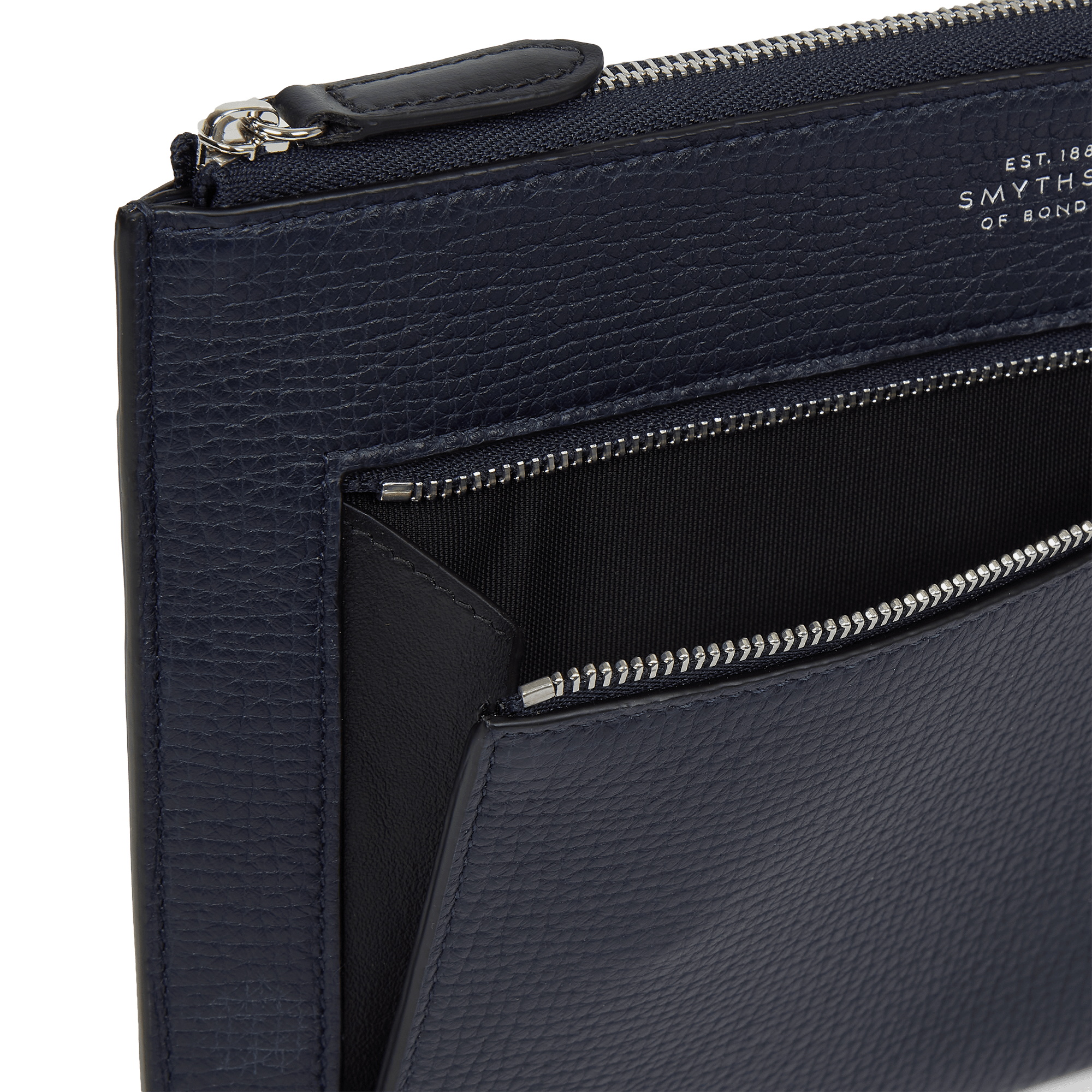 Flat Travel Organiser Pouch in Ludlow - Navy