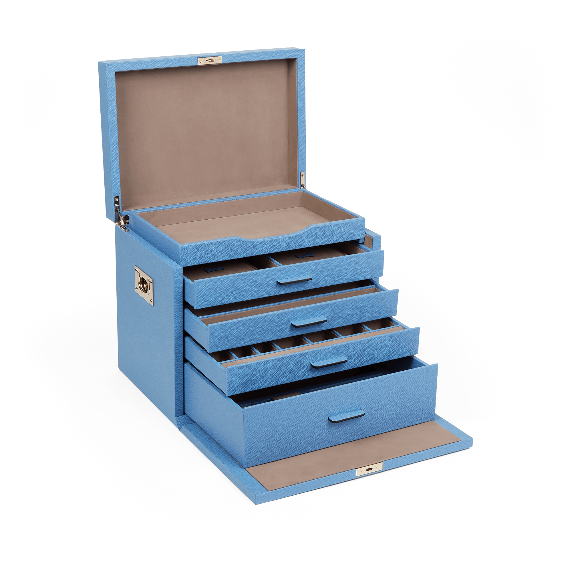 Deluxe Jewellery Box in Panama - Nile Blue