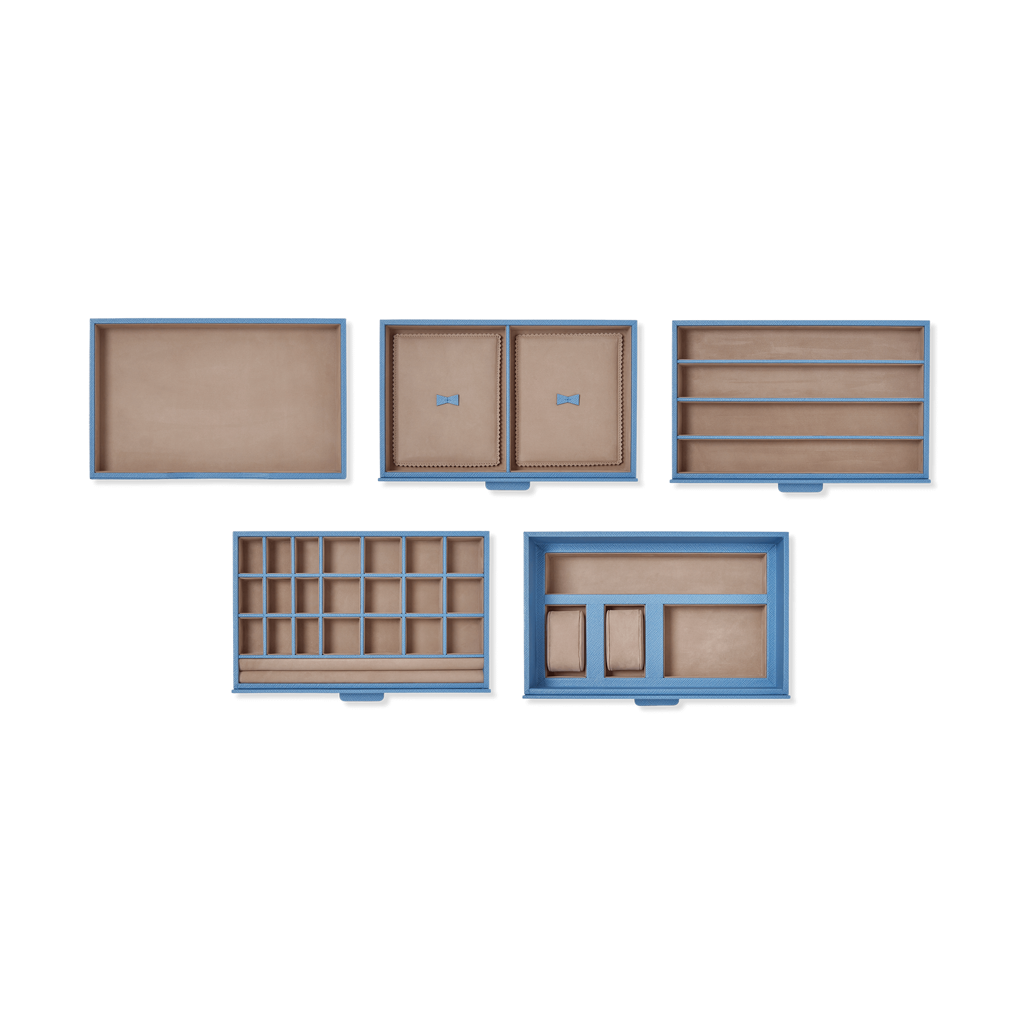Deluxe Jewellery Box in Panama - Nile Blue