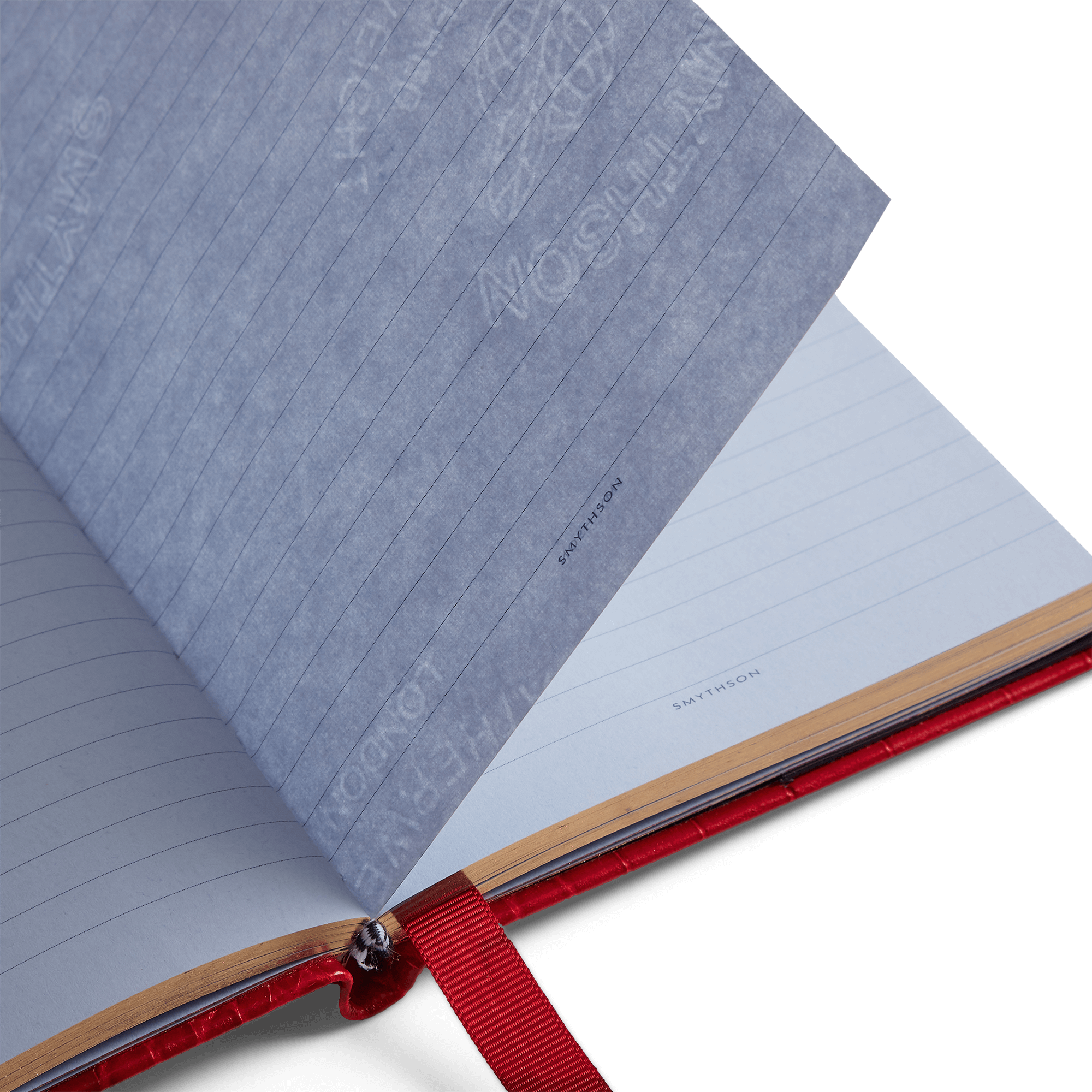Chelsea Notebook with Slide Closure in Mara - Red