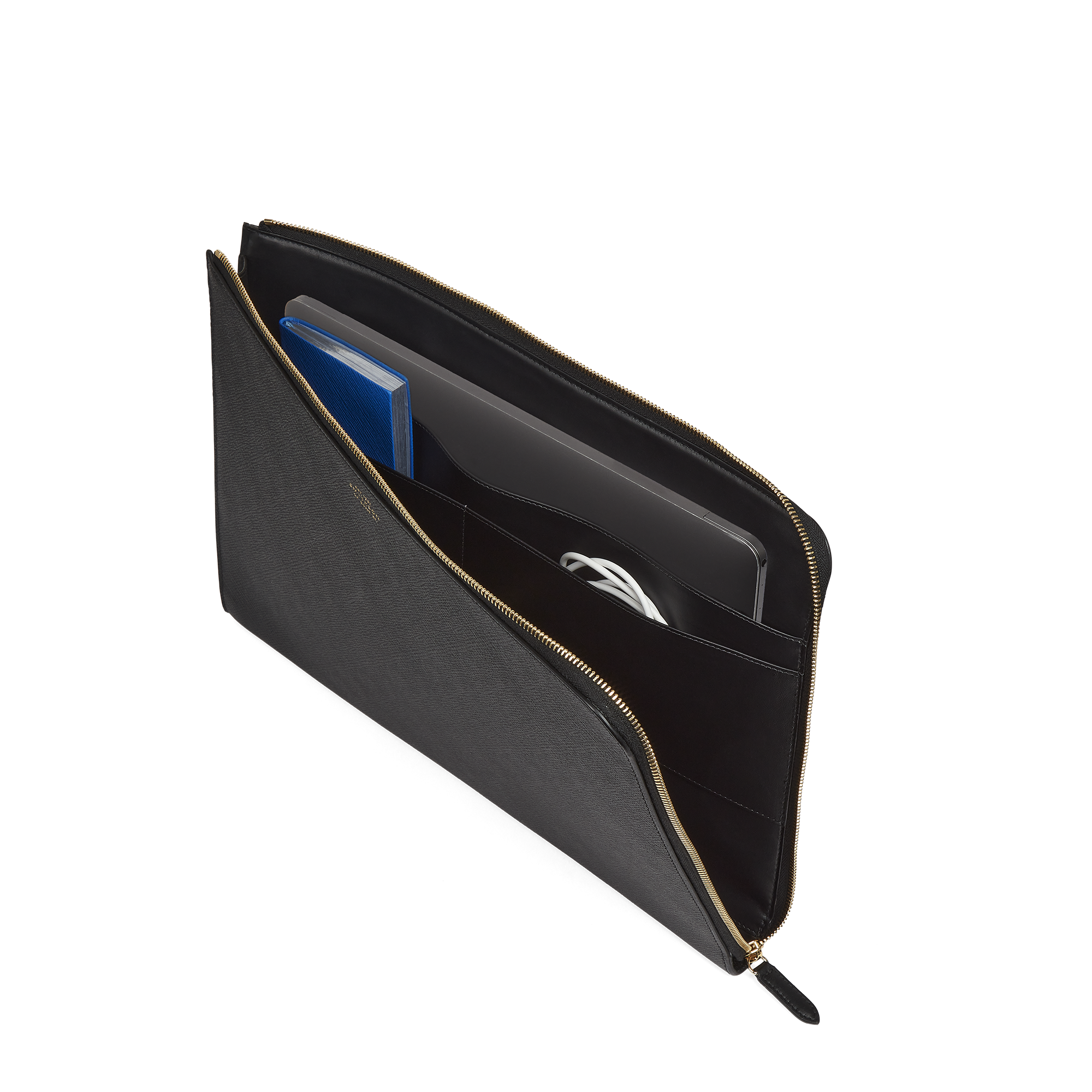 Large Laptop Case in Panama - Black