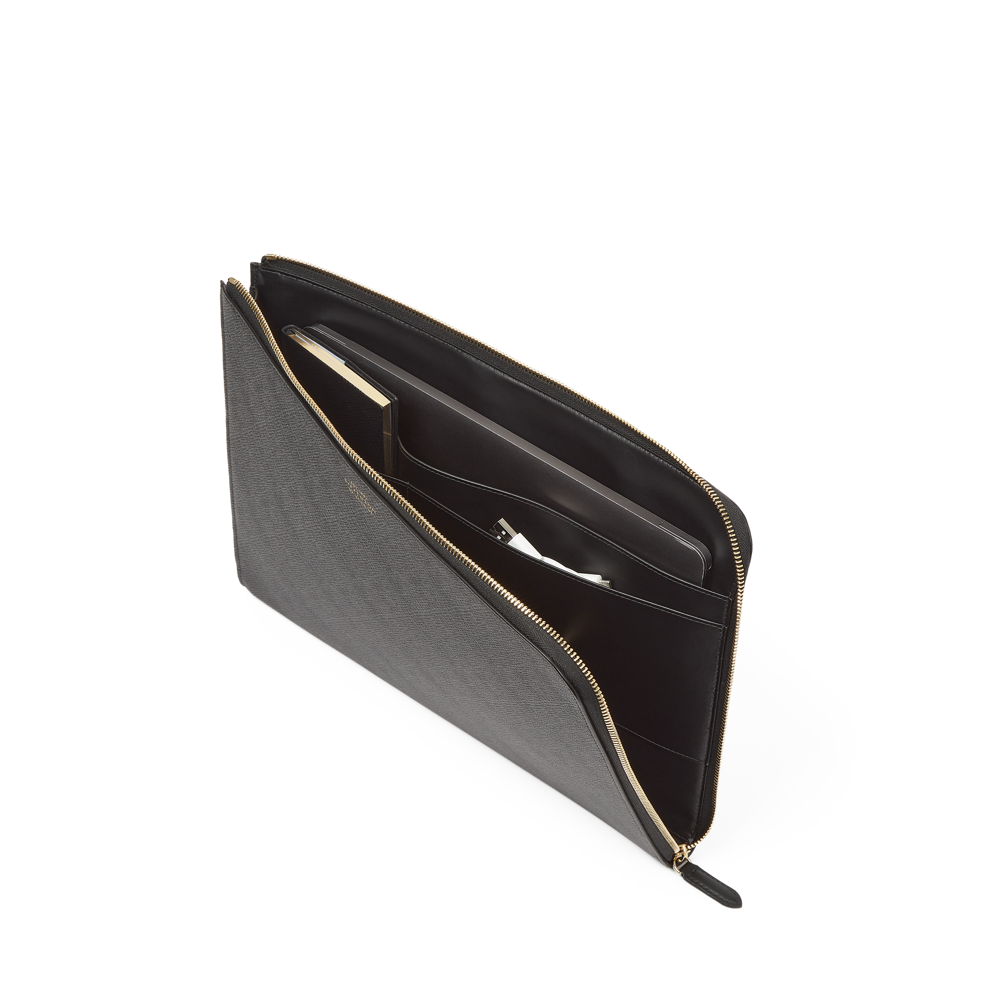 Small Laptop Case In Panama - Black