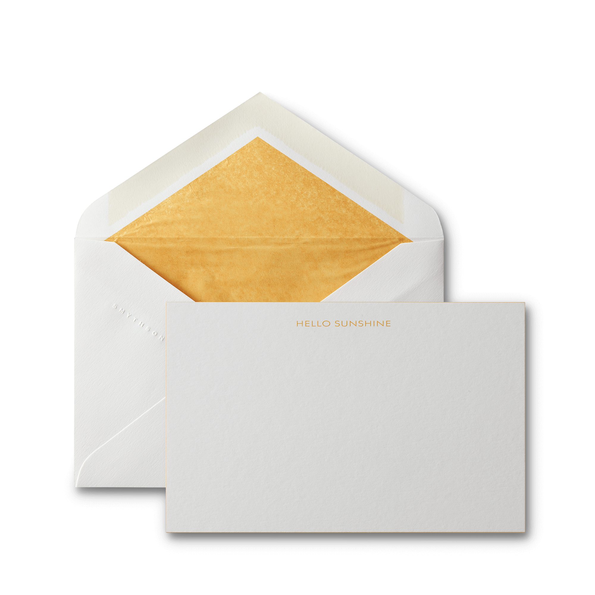 Hello Sunshine Correspondence Cards - White