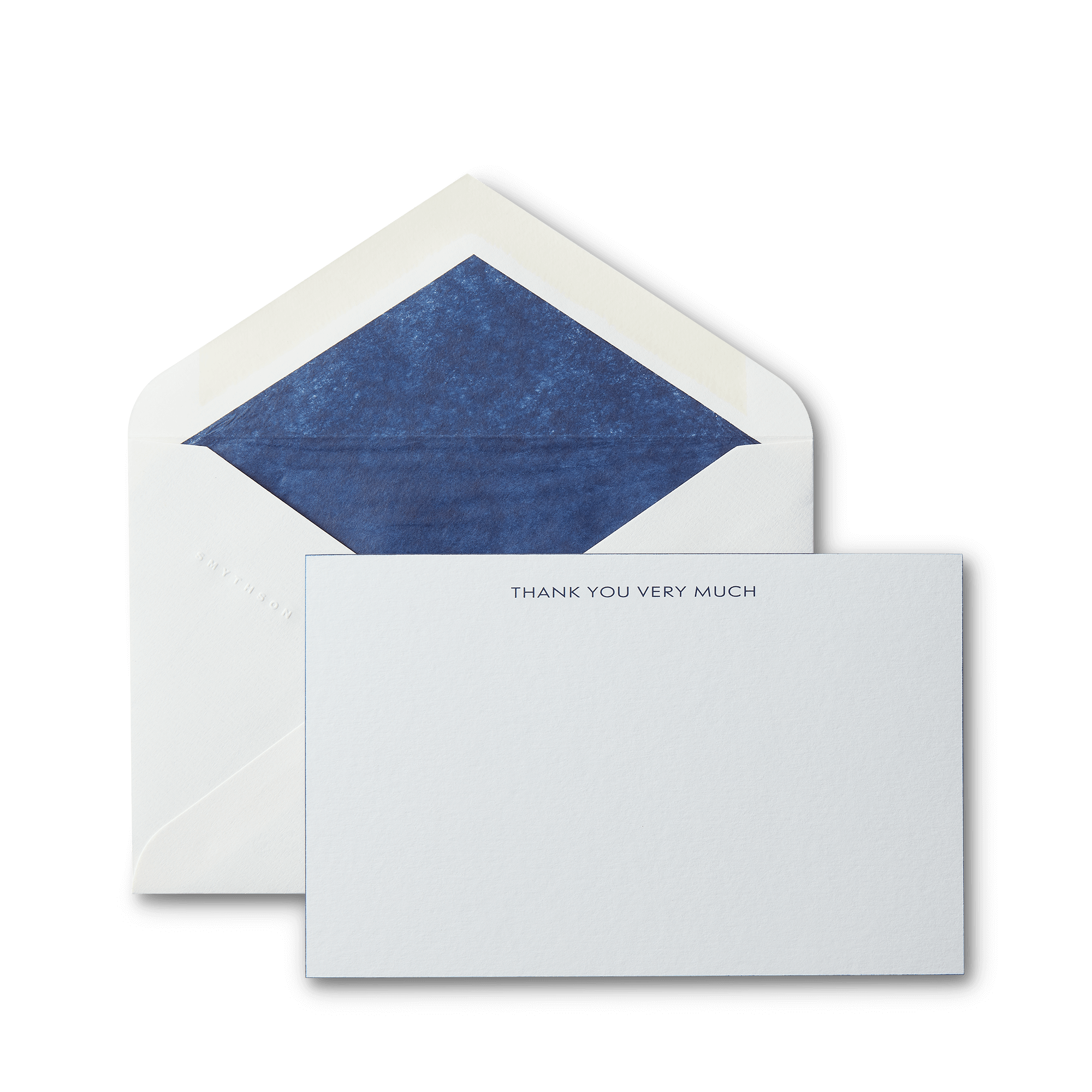 Thank You Very Much Correspondence Cards - White