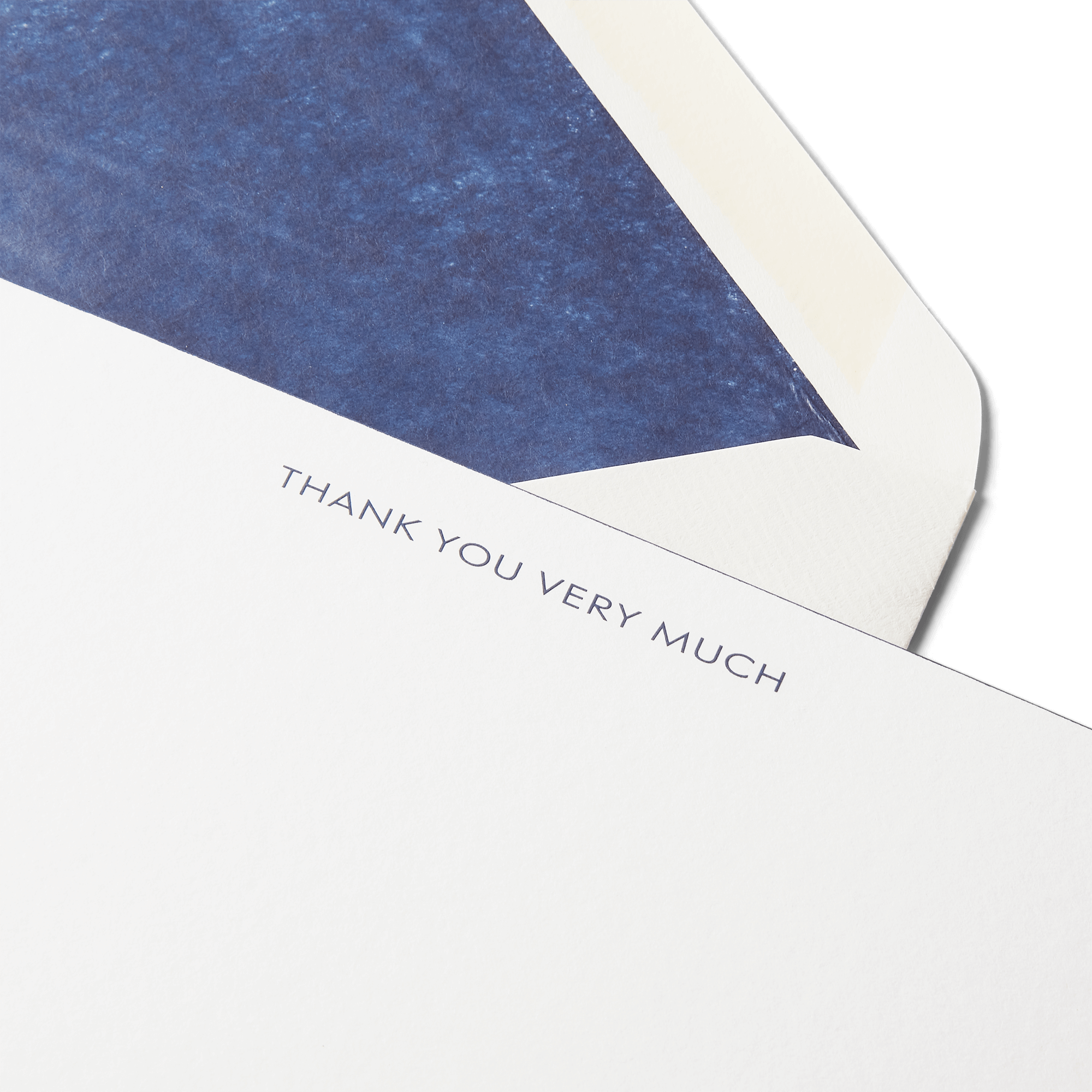 Thank You Very Much Correspondence Cards