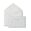 'You are invited' Scalloped Open Invitations