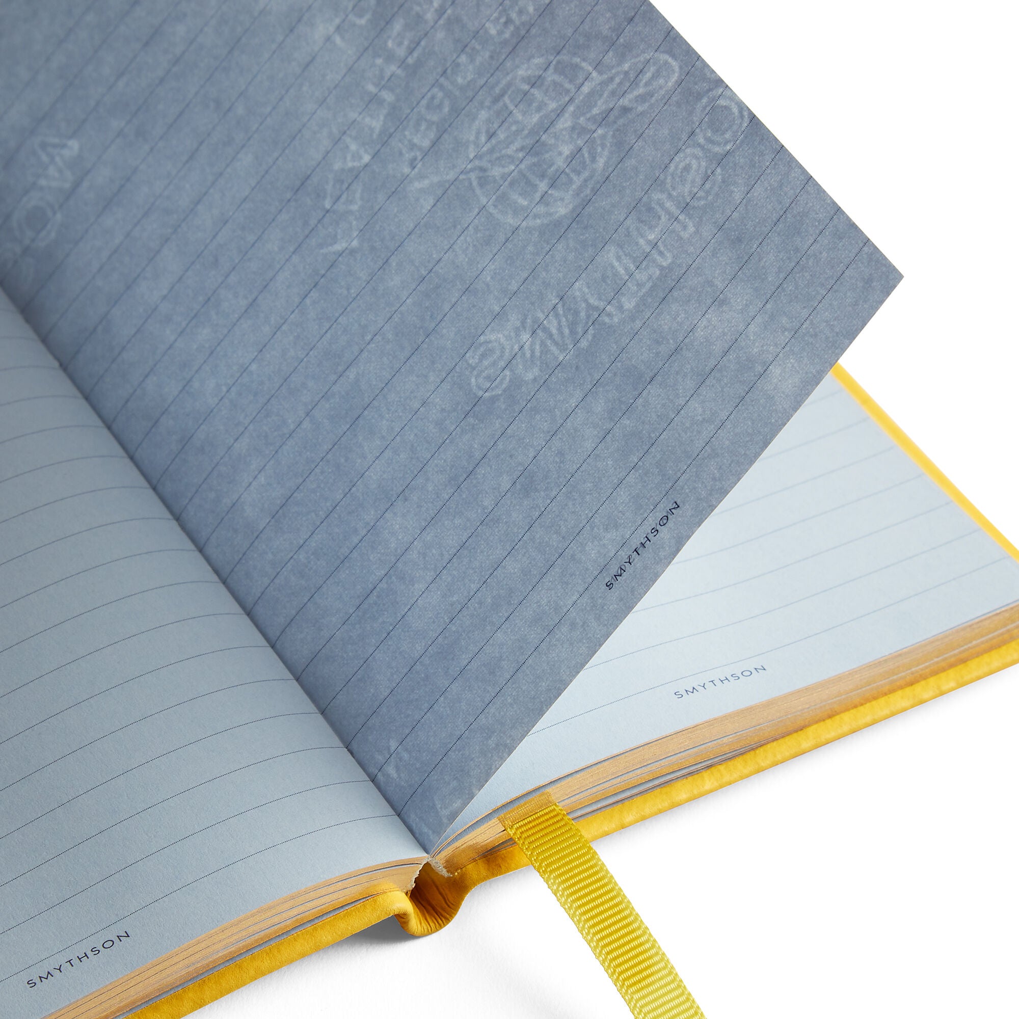 Inspirations And Ideas Panama Notebook in Lemon | Smythson