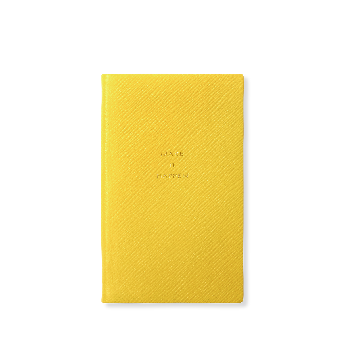 Make It Happen Panama Notebook in Lemon | Smythson