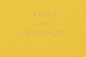 Travel And Experiences Panama Notebook in Lemon | Smythson Travel And Experiences Panama Notebook in Lemon | Smythson