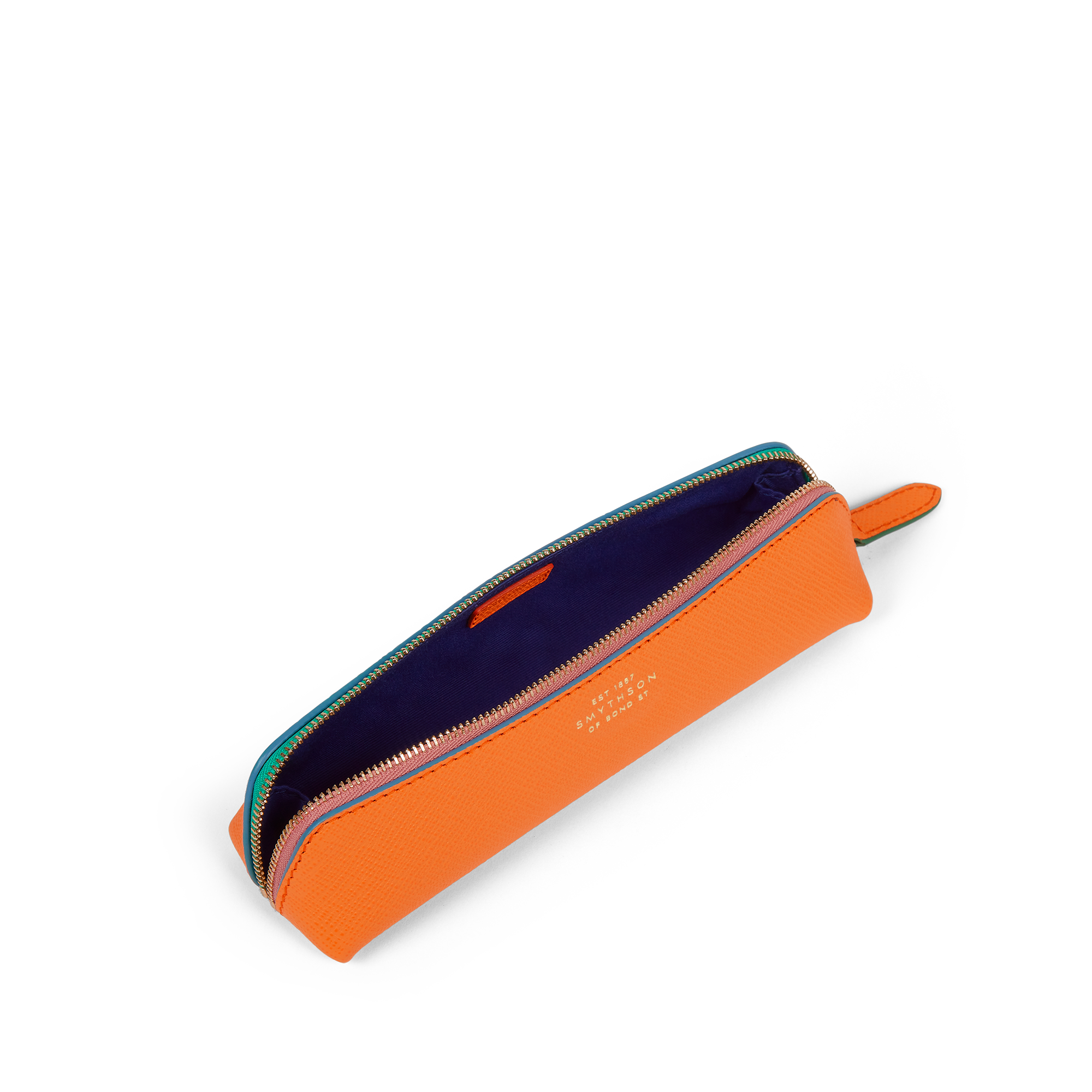 Pencil Case in Panama - Tangerine