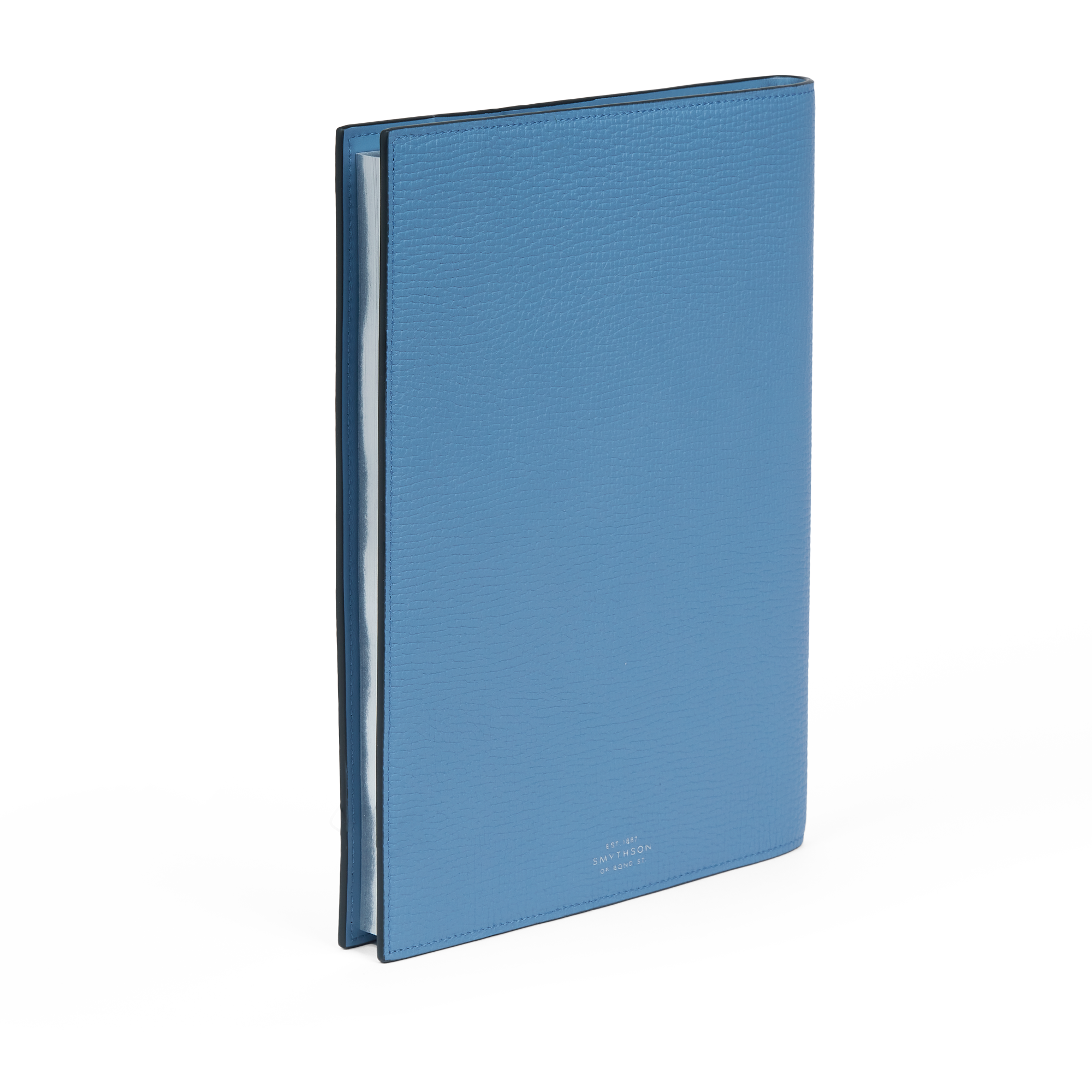 Large Evergreen Refillable Notebook in Ludlow - Nile Blue