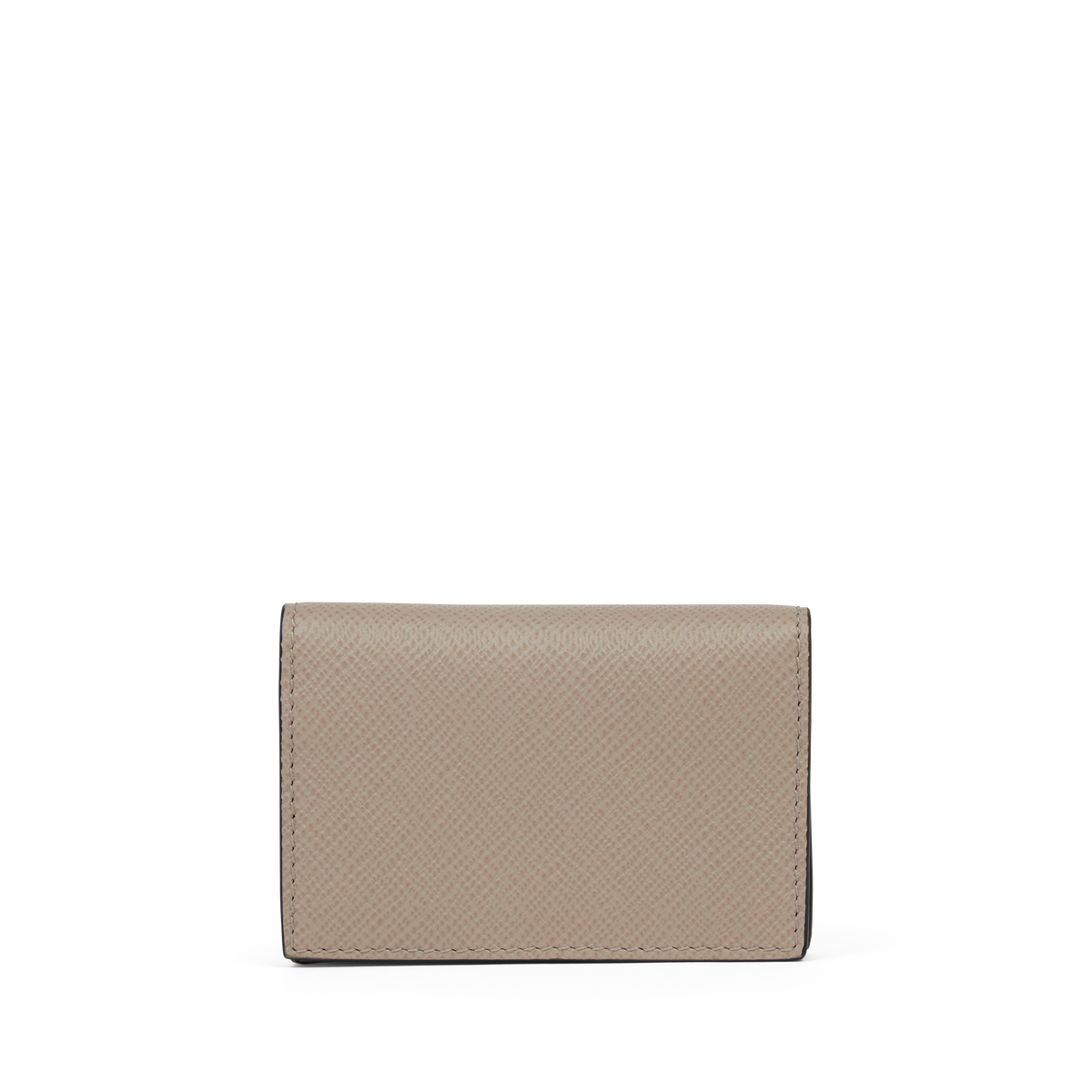 Folded Card Case with Snap Closure in Panama in Sandstone
