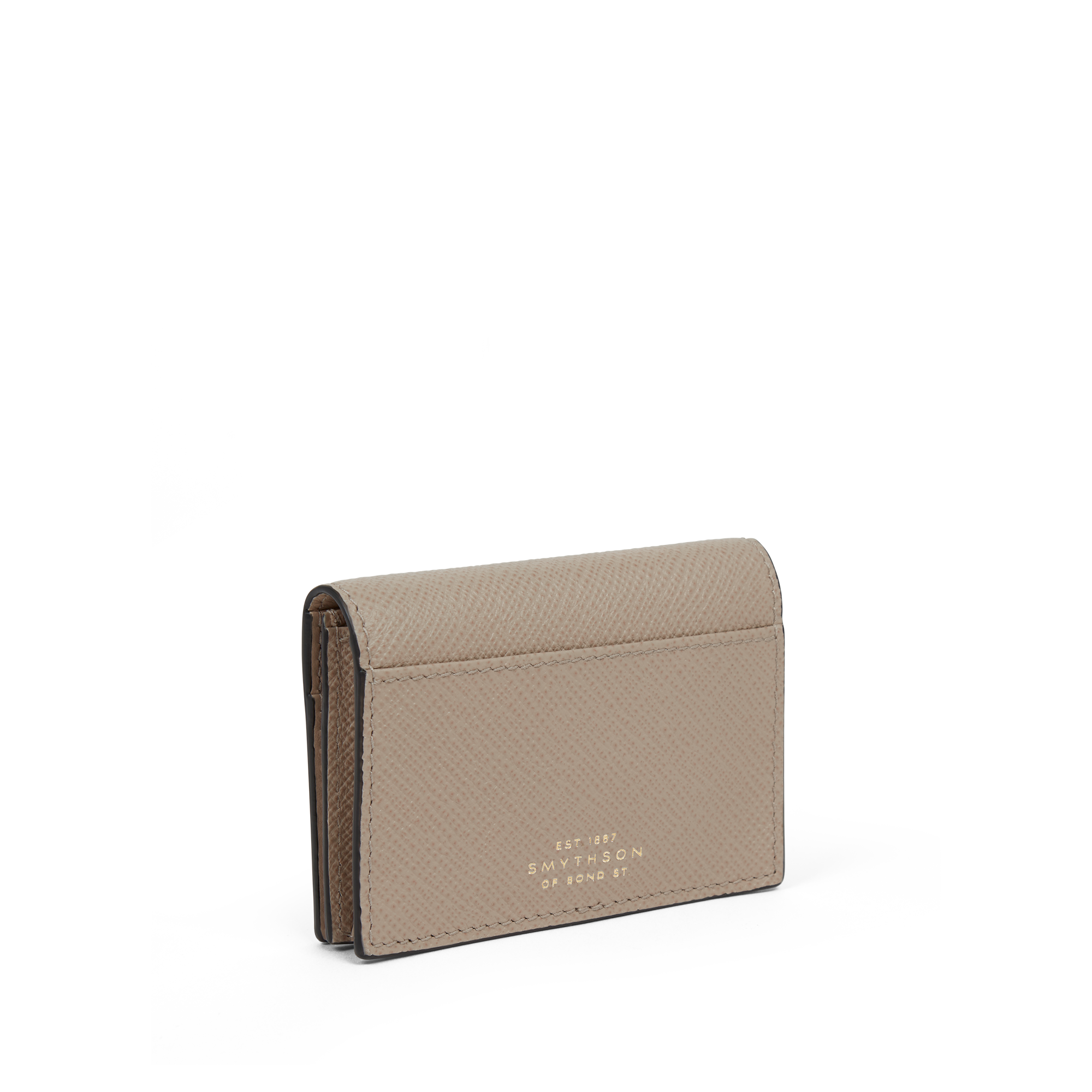 Folded Card Case with Snap Closure in Panama - Sandstone