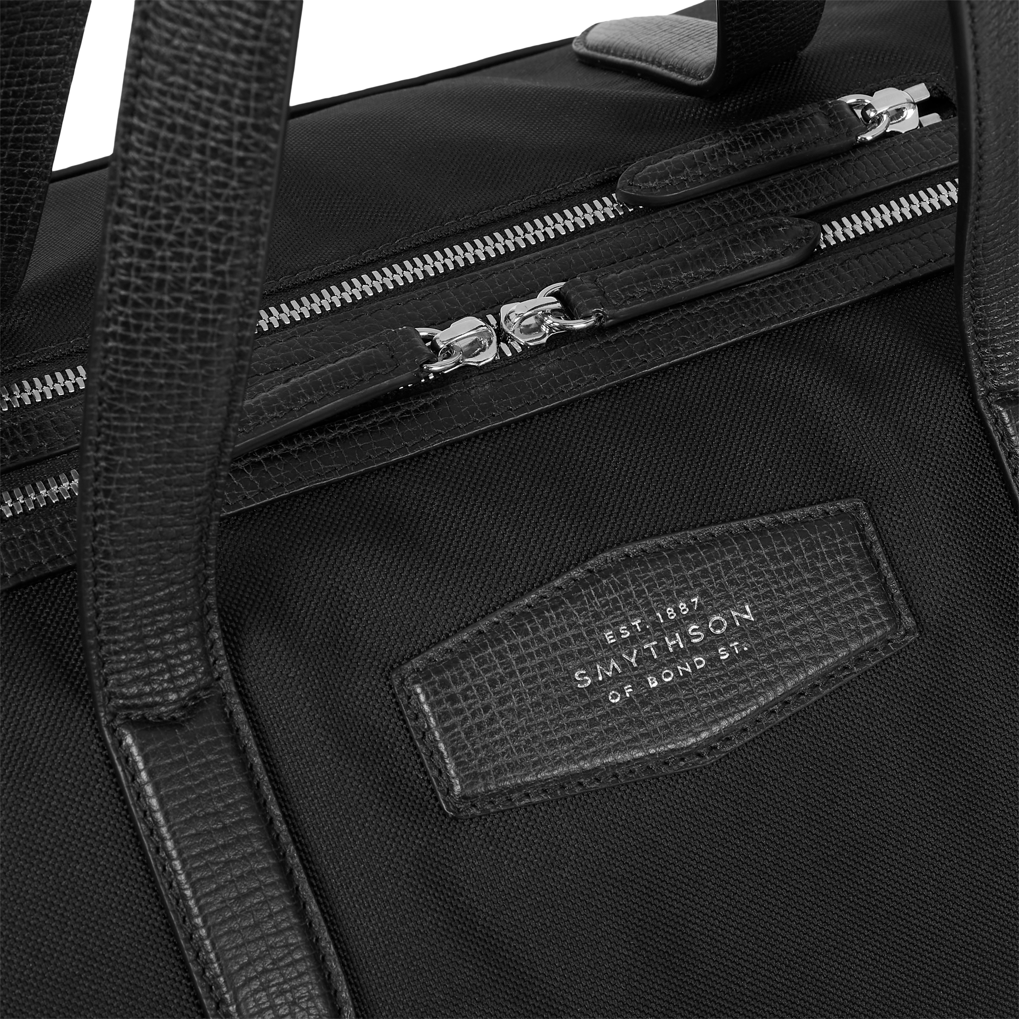 Small Travel Bag in Norton Canvas - Black