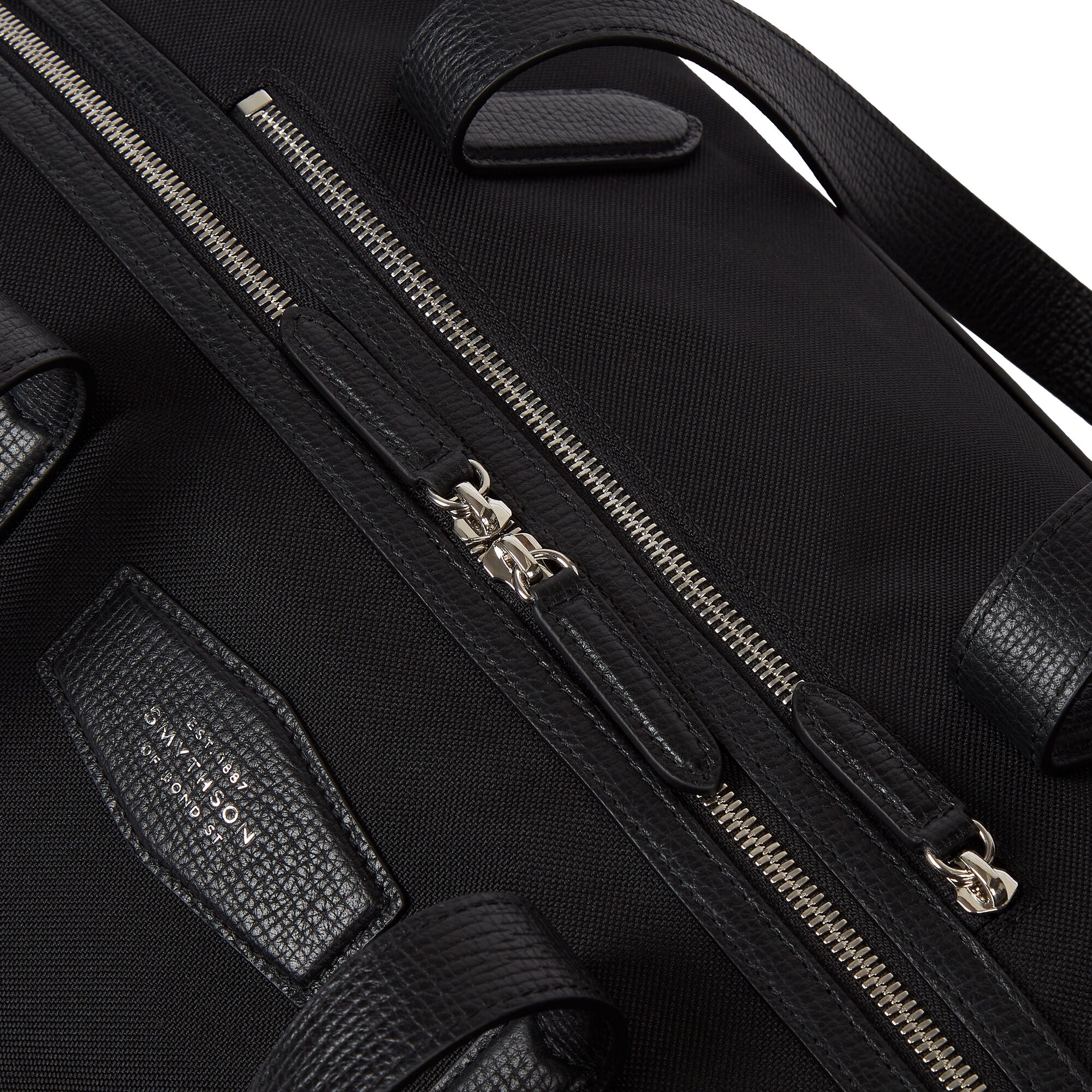Small Travel Bag in Norton Canvas - Black