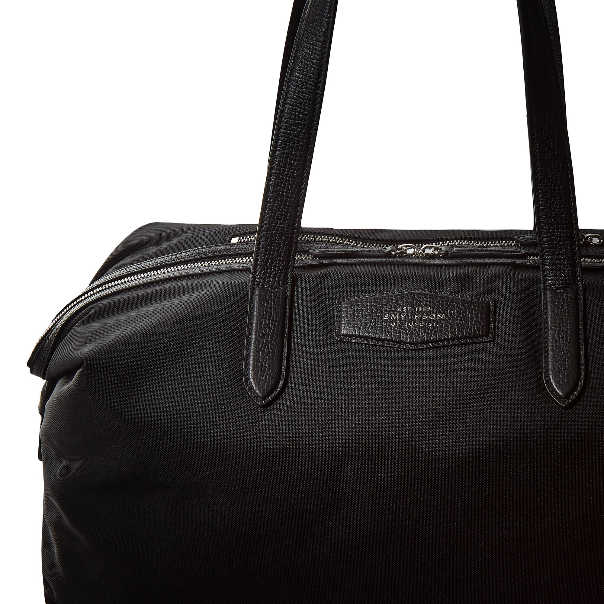 Small Travel Bag in Norton Canvas - Black