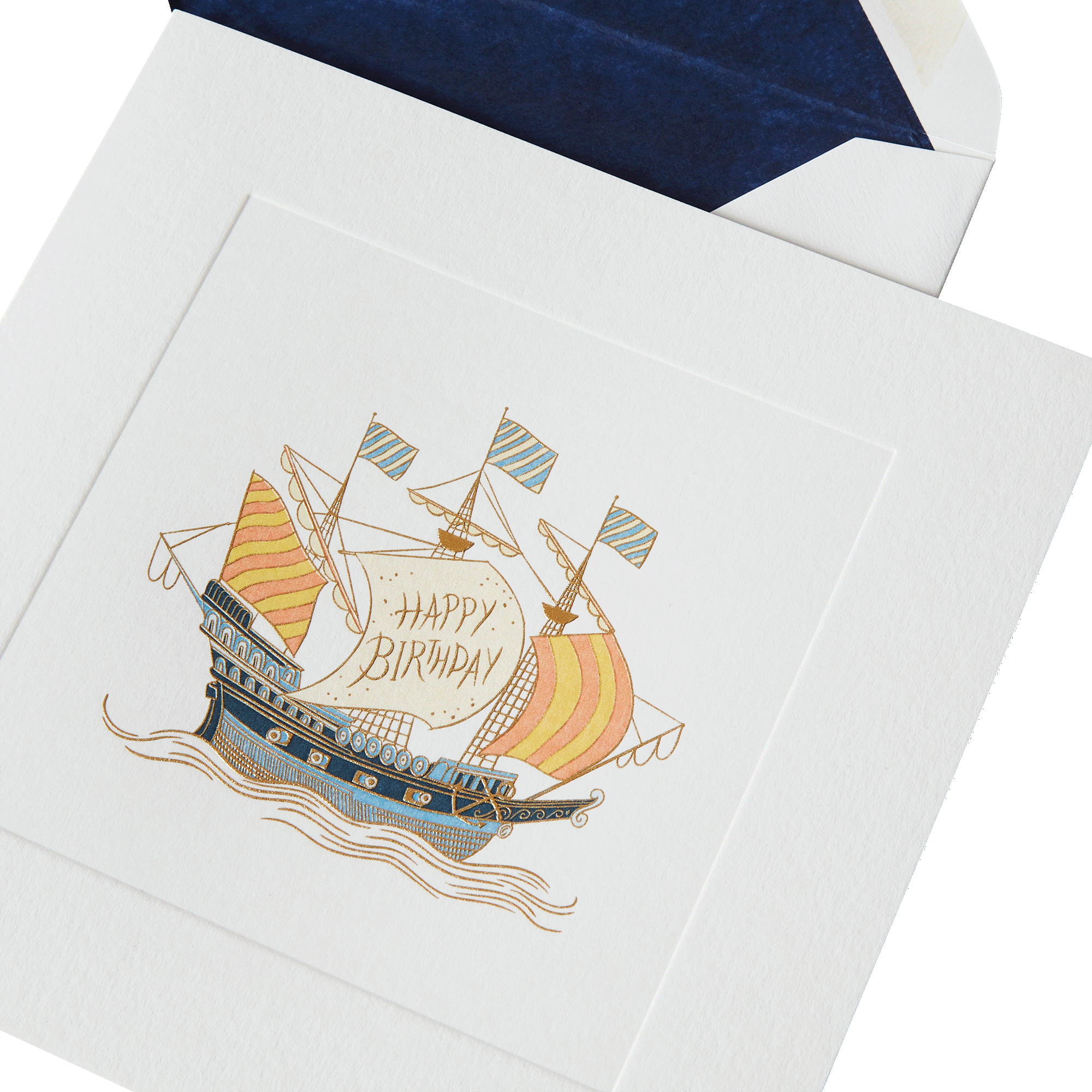 Birthday Boat Card