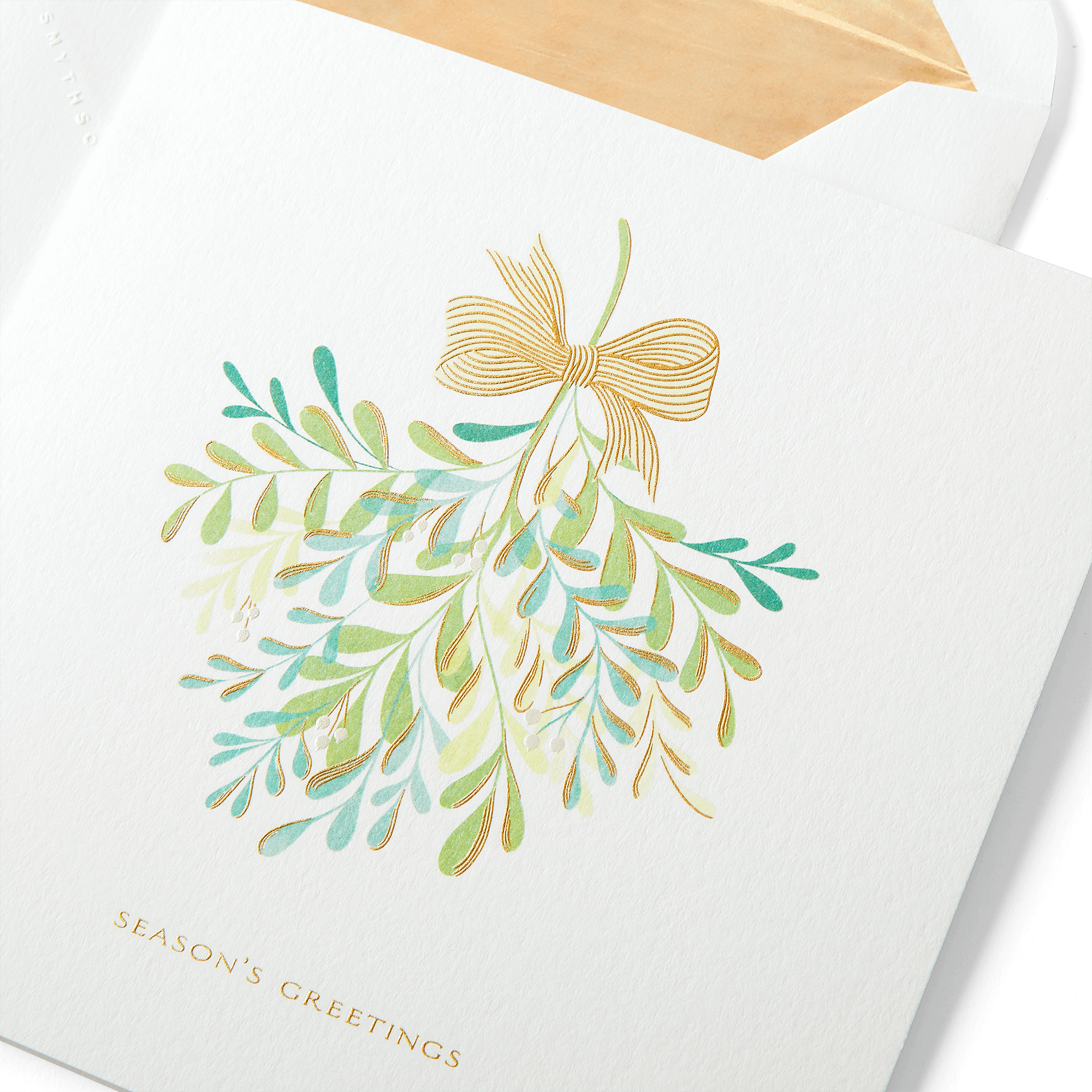 Under the Mistletoe Card