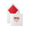 Love Ribbon Heart Card