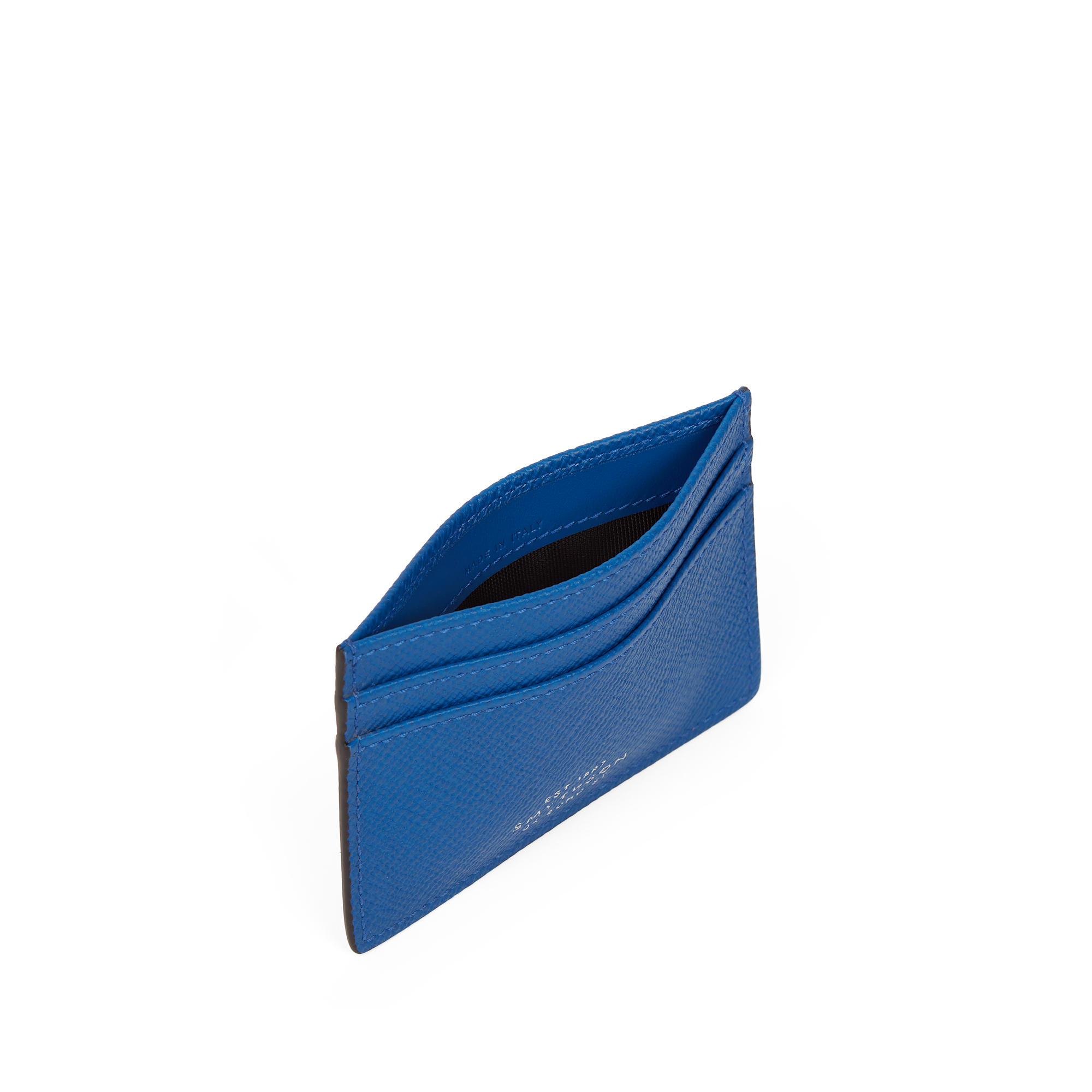 Flat Card Holder in Panama - Cerulean