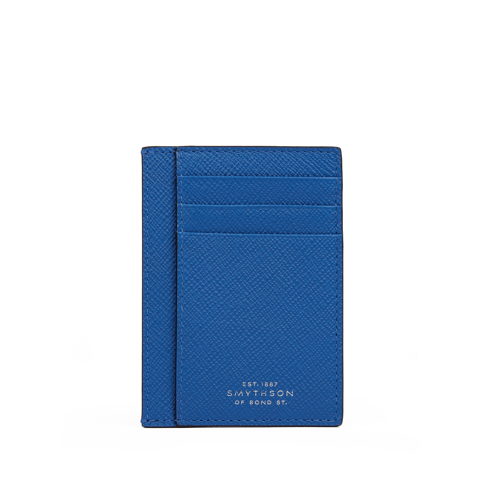 Large Flat Card Holder in Panama - Cerulean