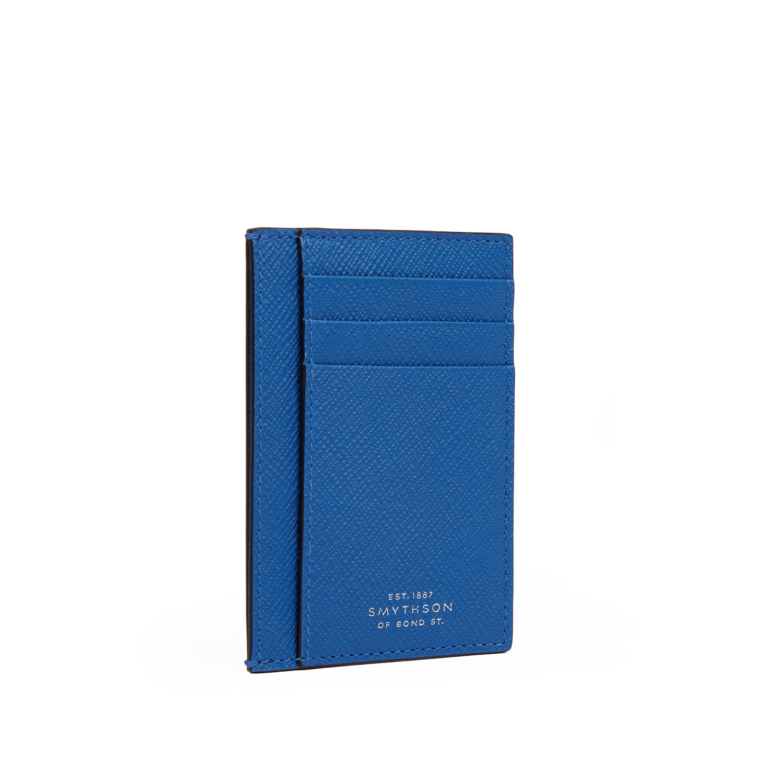 Large Flat Card Holder in Panama - Cerulean