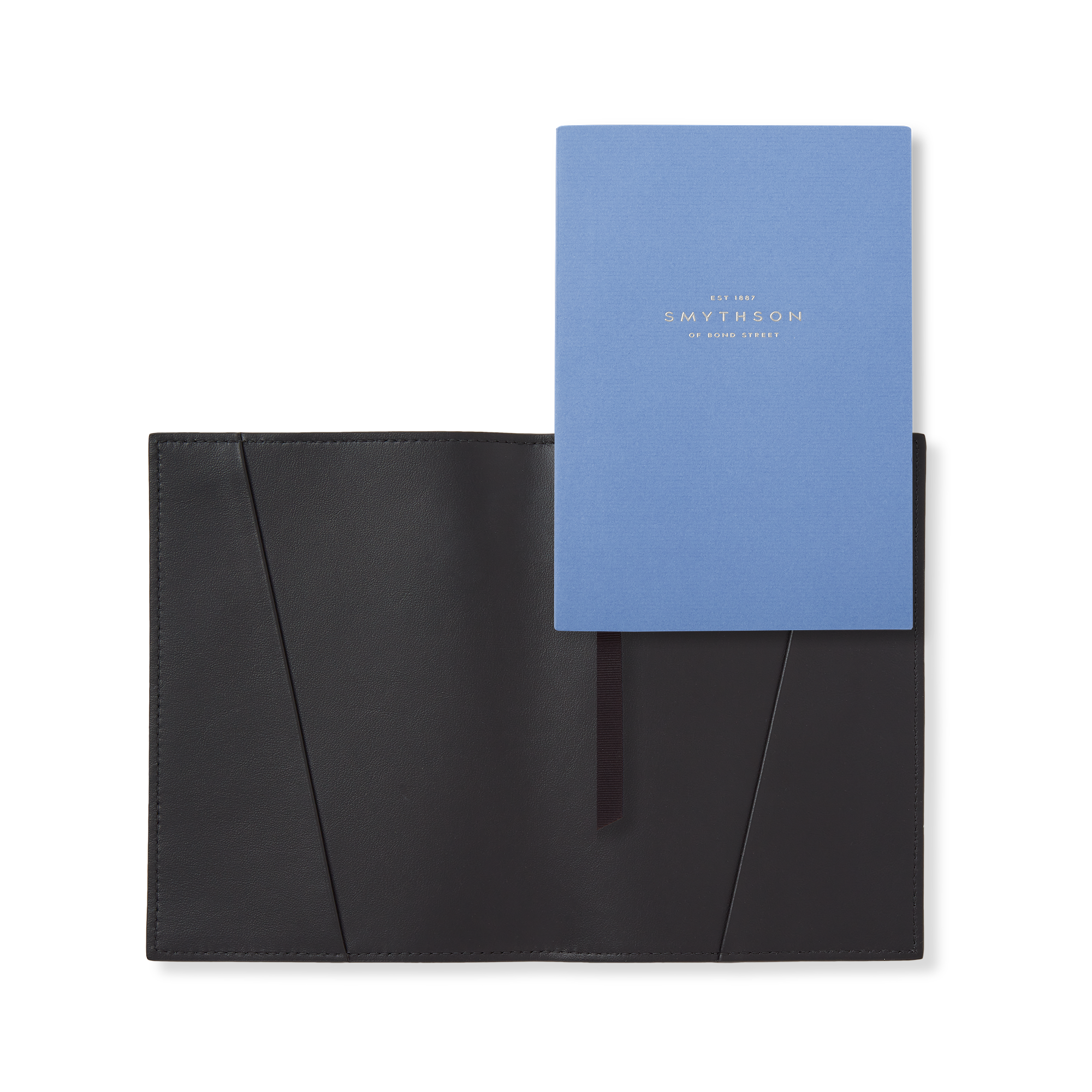 Evergreen Refillable Small Notebook in Ludlow - Black