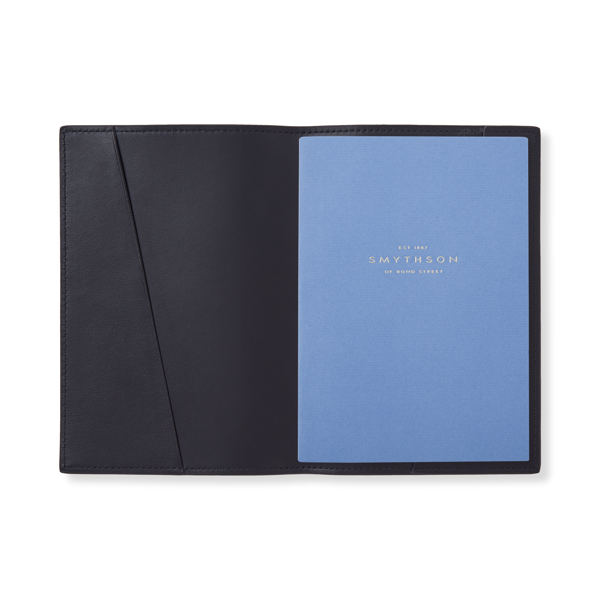 Evergreen Refillable Small Notebook in Ludlow - Navy
