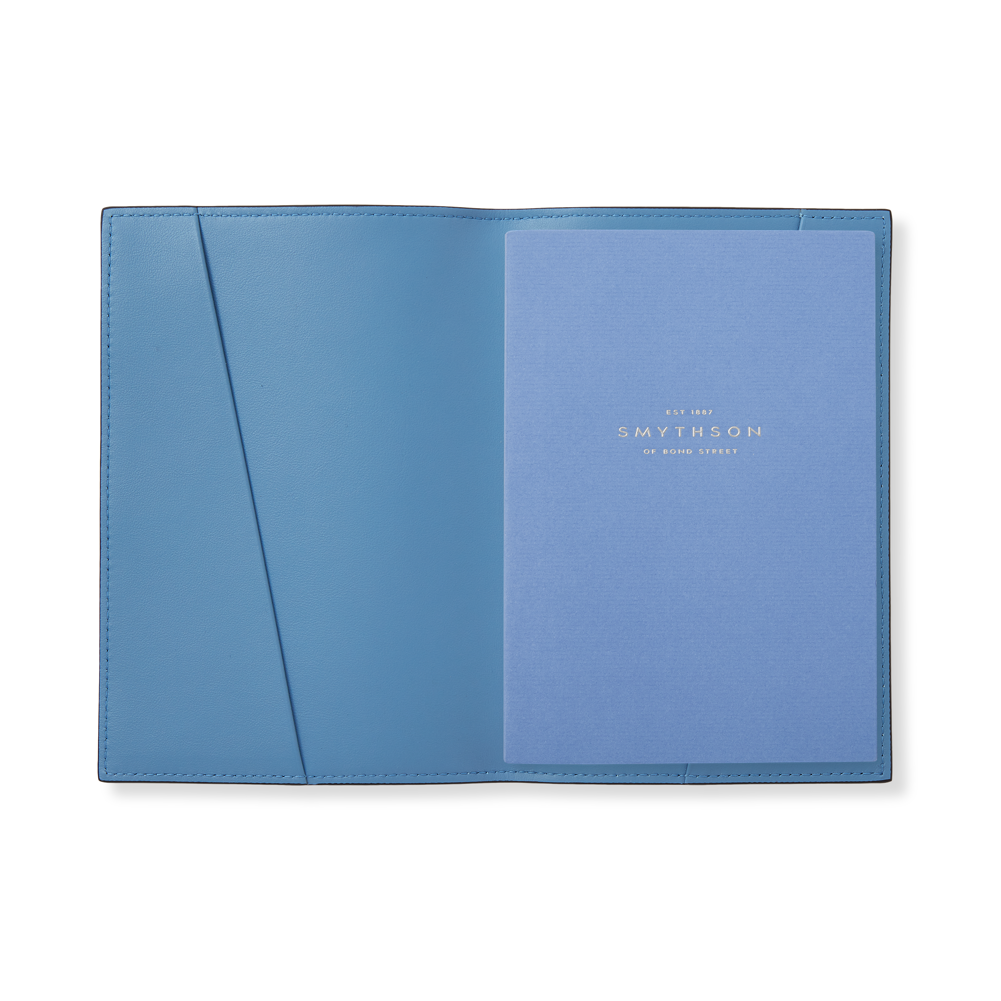 Evergreen Refillable Small Notebook in Ludlow - Nile Blue