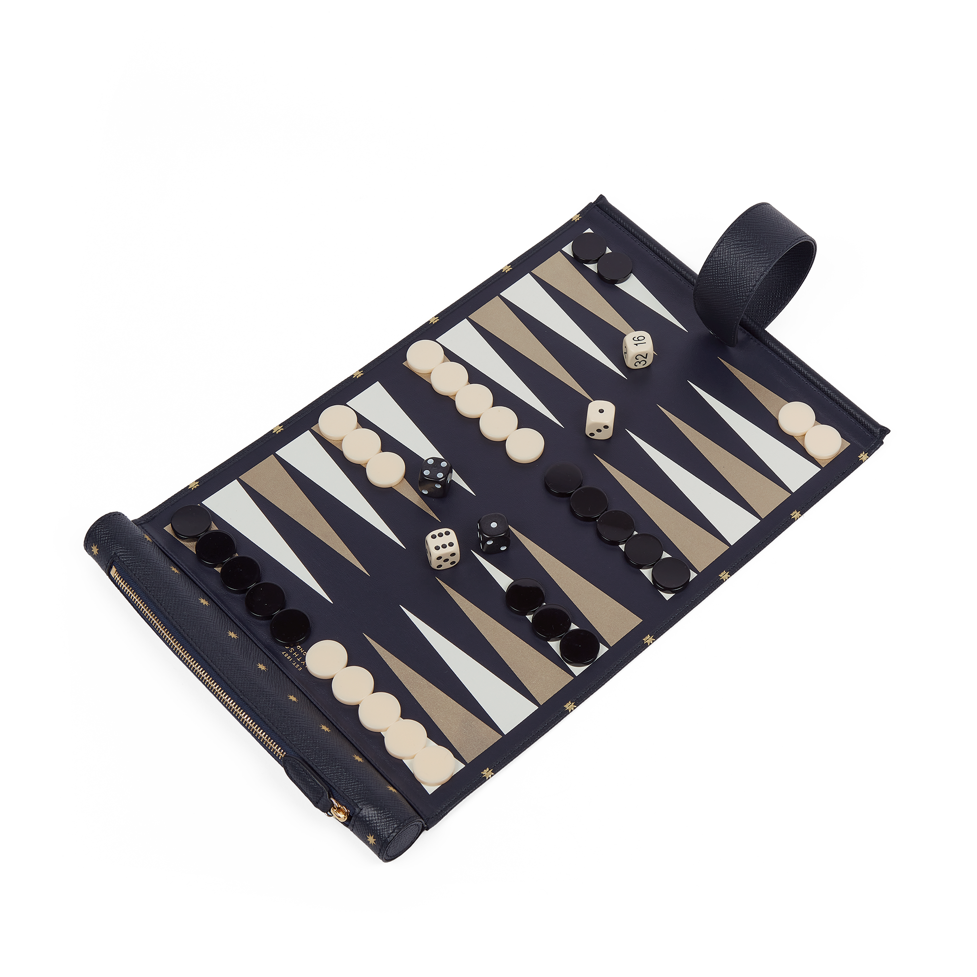 Backgammon Roll in Panama - Stars Navy