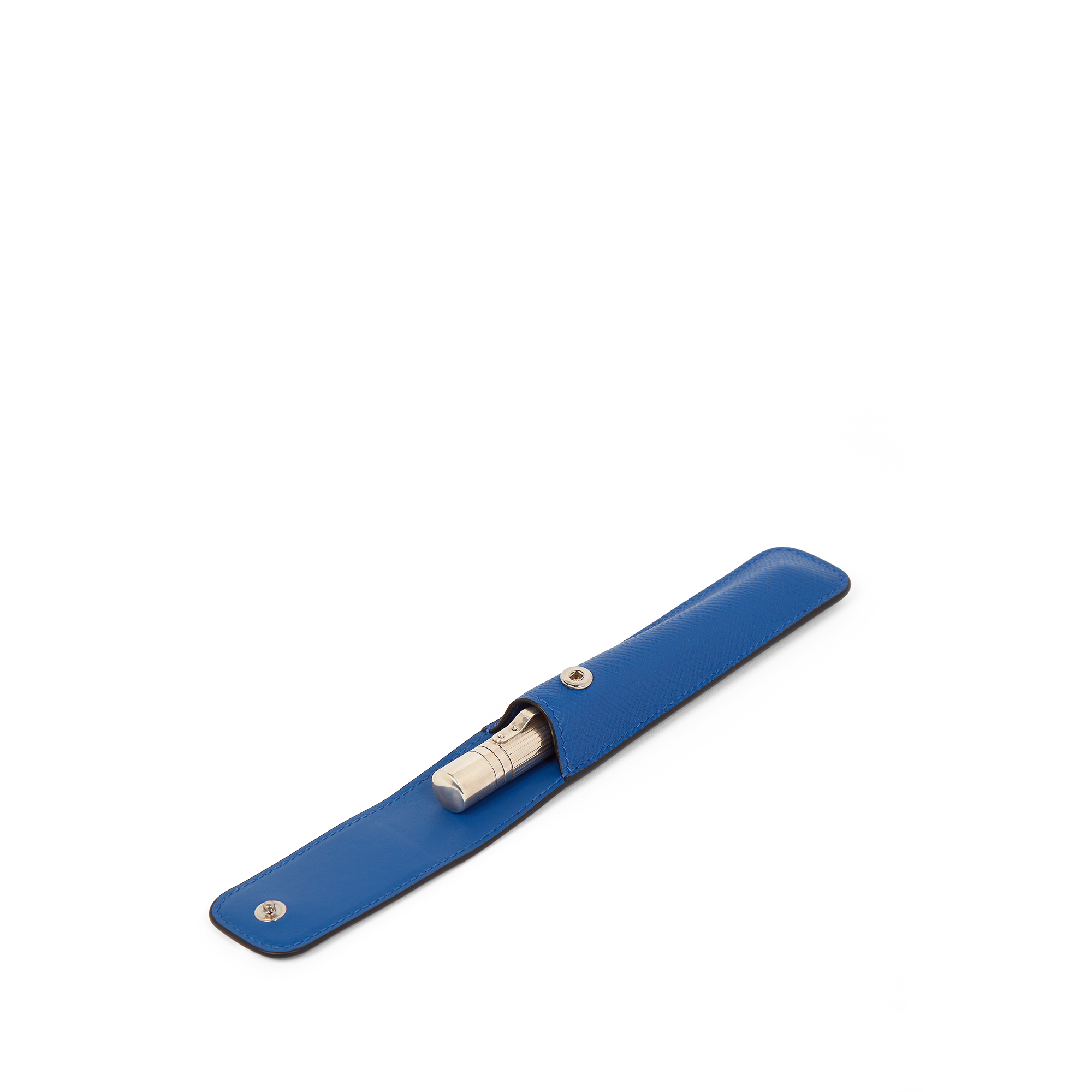 Pen Sleeve in Panama - Cerulean