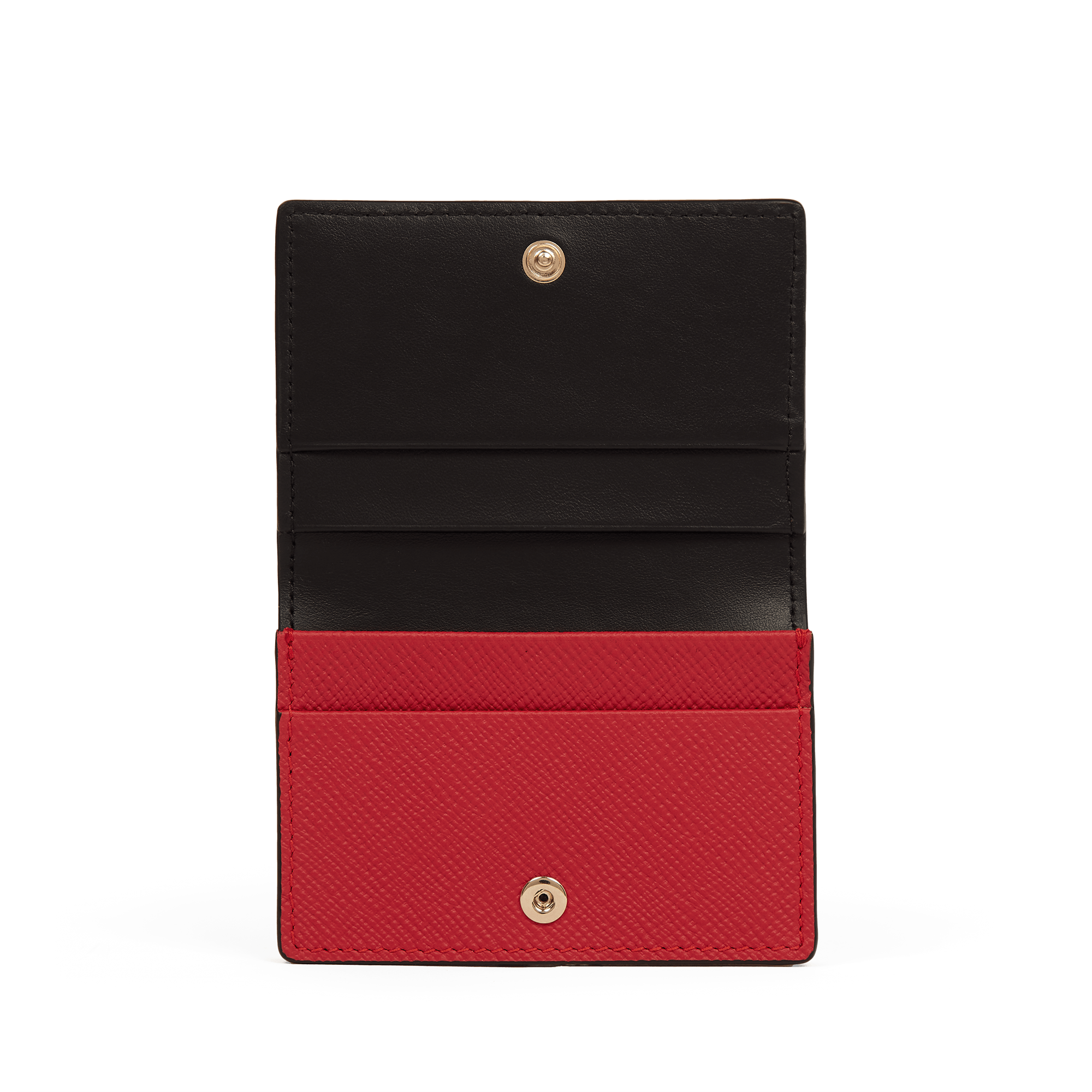 Folded Card Case with Snap Closure in Panama
