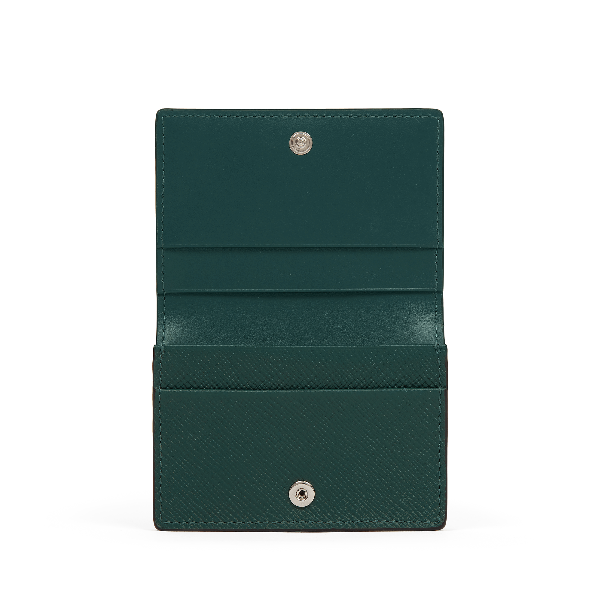 Folded Card Case with Snap Closure in Panama - Forest