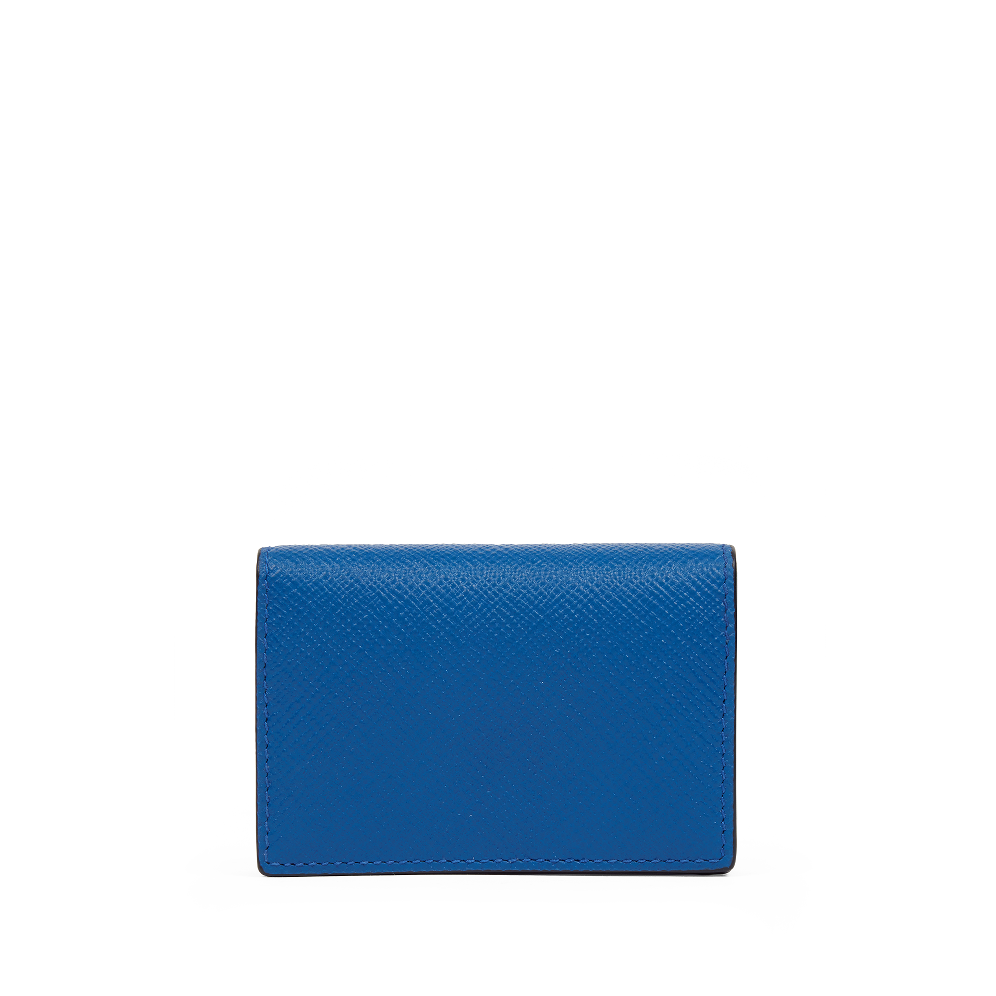 Folded Card Case with Snap Closure in Panama - Cerulean
