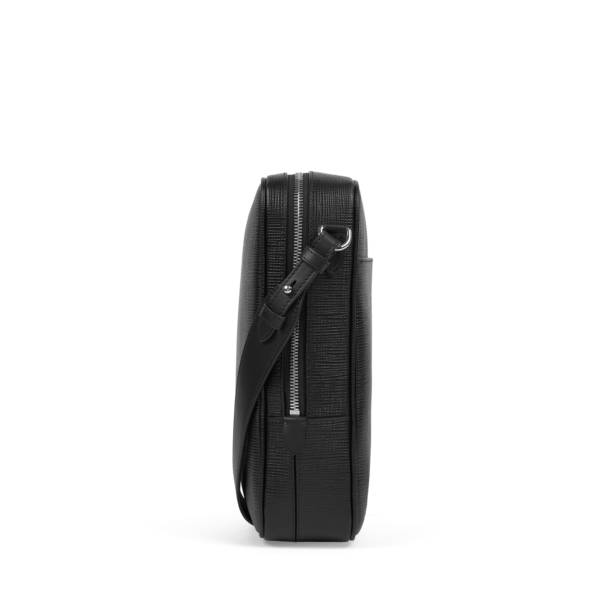 Slim Messenger Bag in Panama - Black
