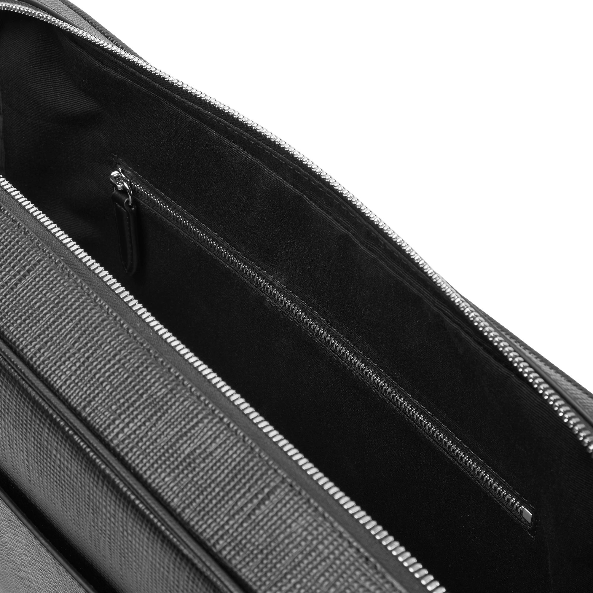 Slim Messenger Bag in Panama - Black