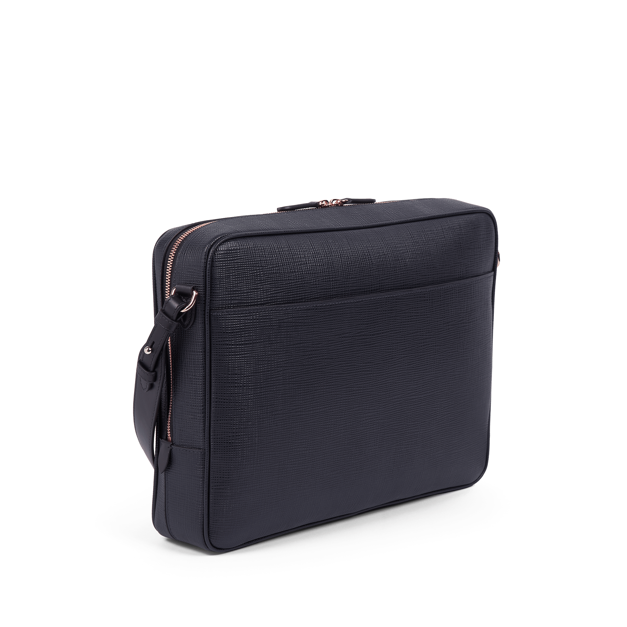 Slim Messenger Bag in Panama - Navy