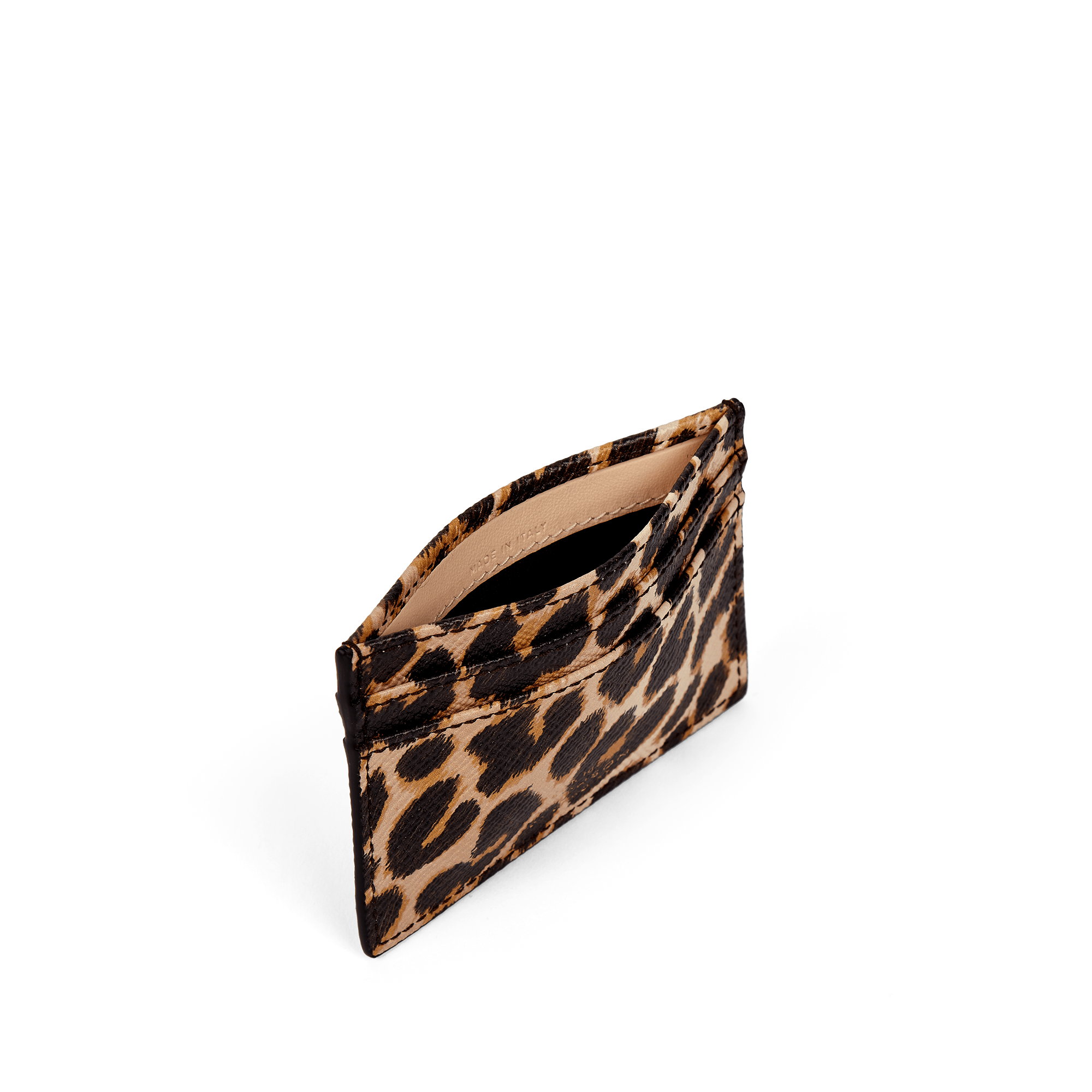 Flat Card Holder in Panama - Leopard