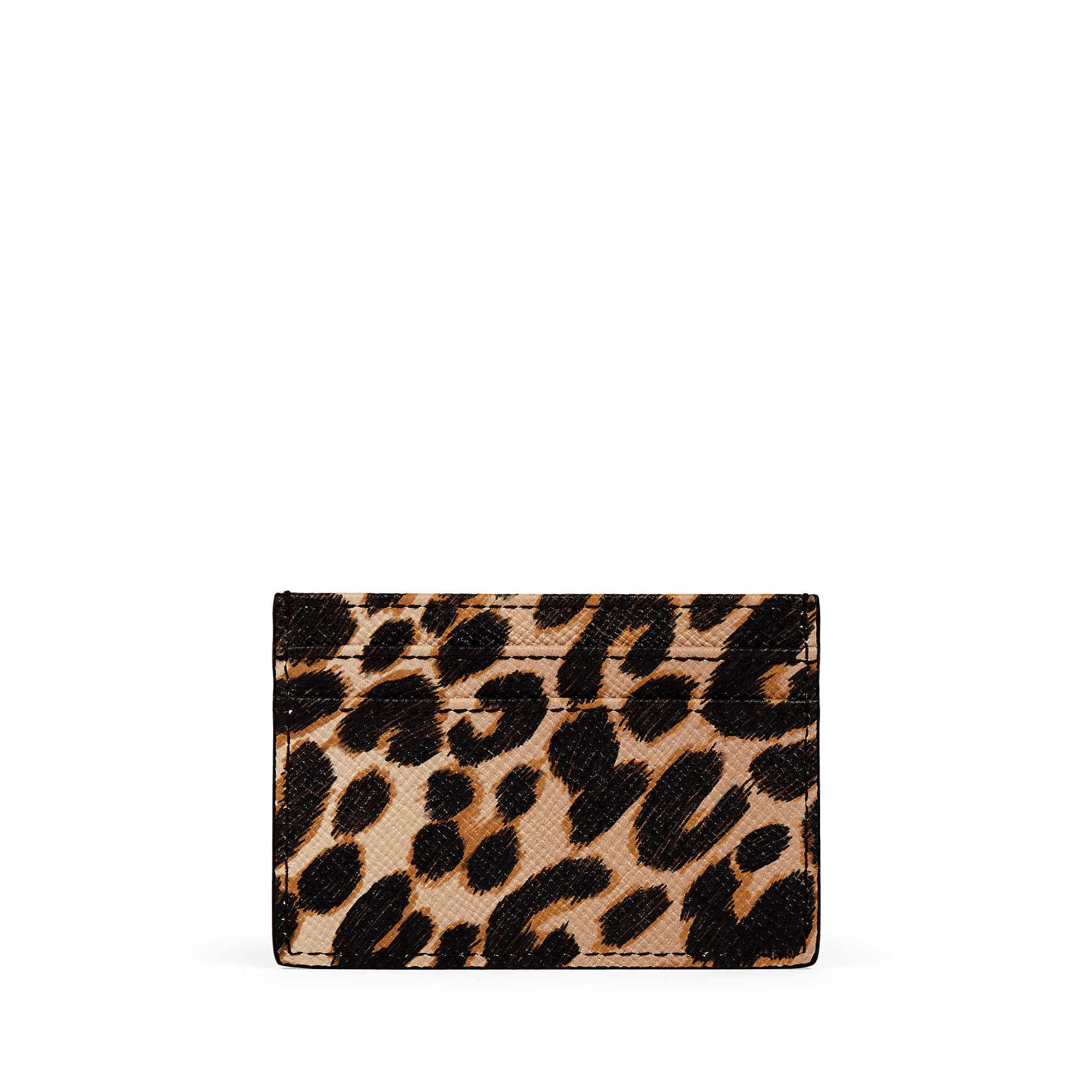 Flat Card Holder in Panama - Leopard