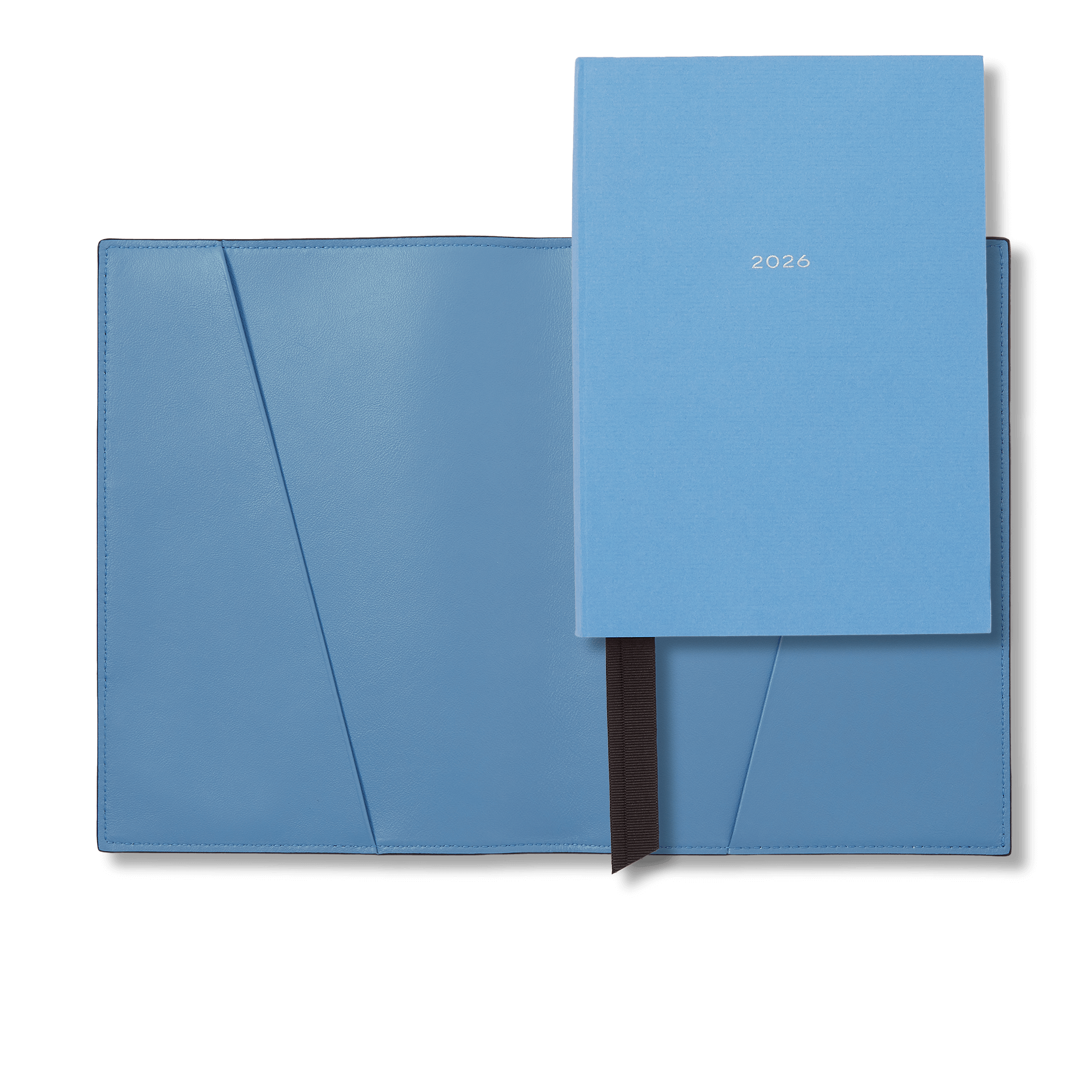 Evergreen Refillable Diary in Ludlow - Nile Blue