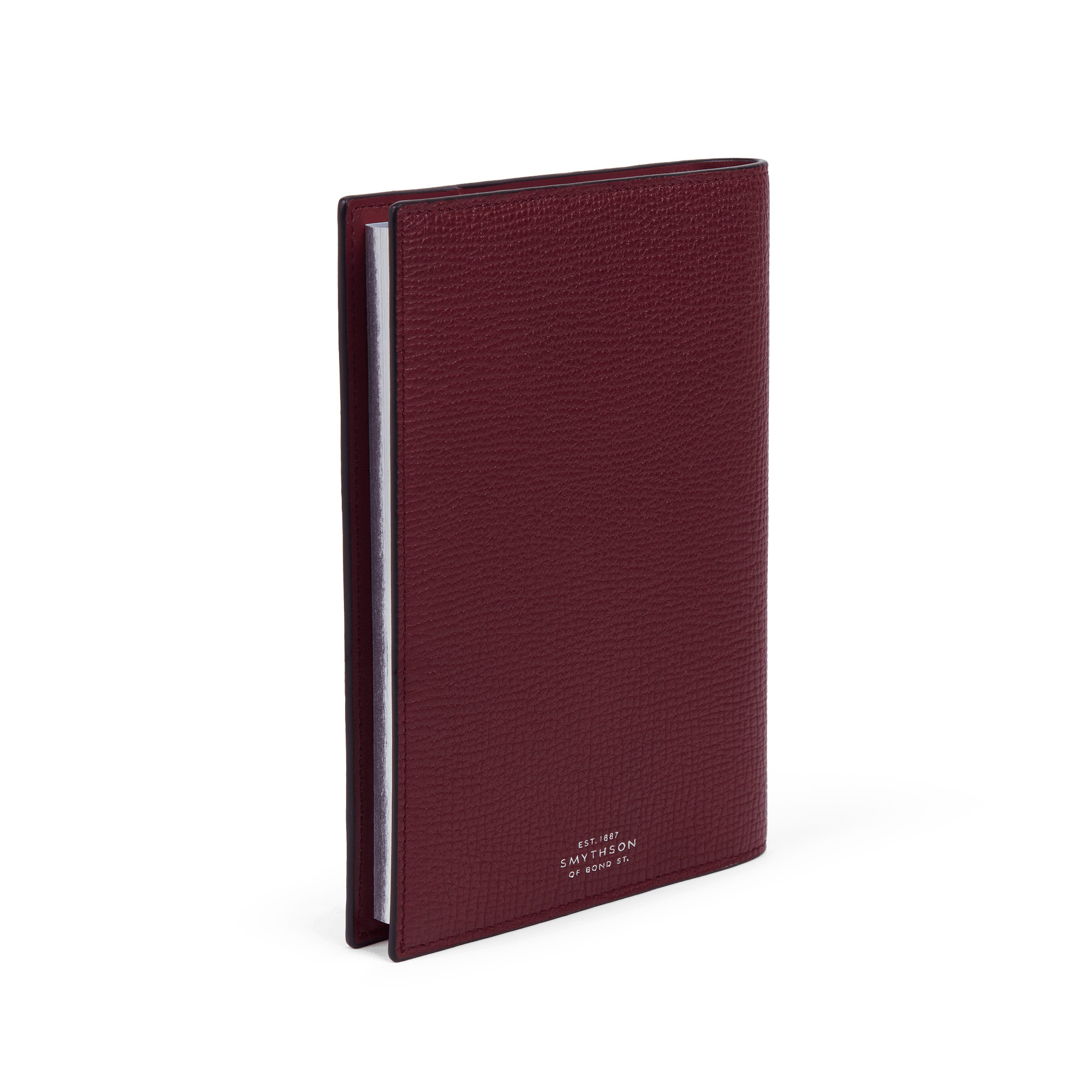 Evergreen Refillable Mid-Size Notebook in Ludlow - Dark Cherry