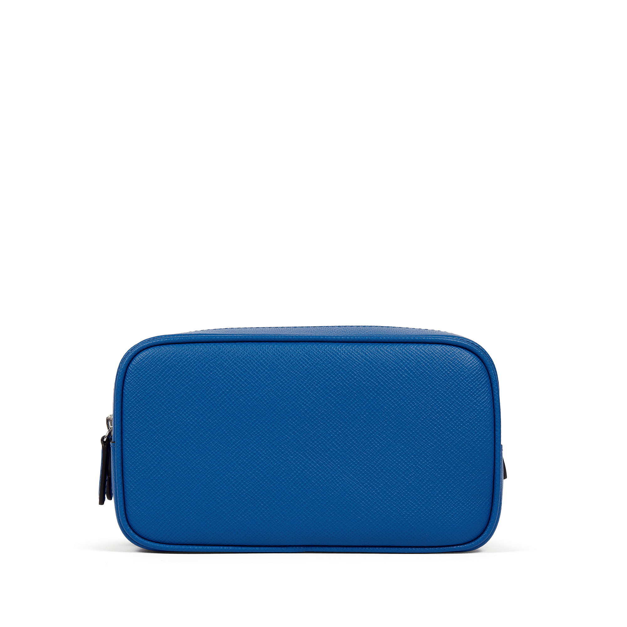 Washbag with Double Zip in Panama - Cerulean