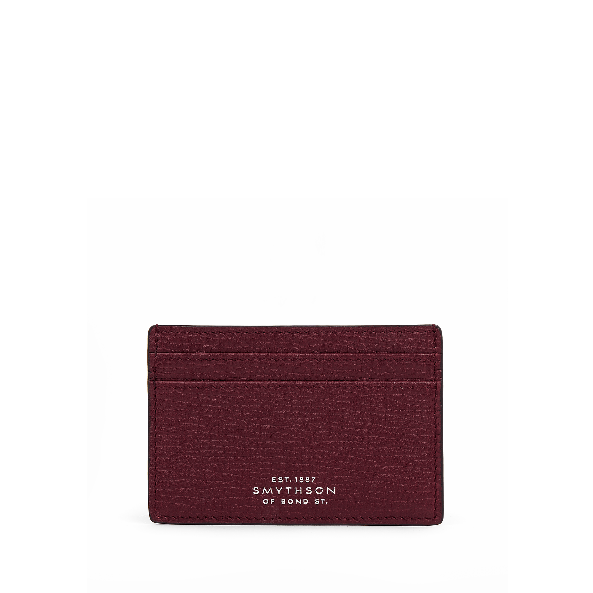 Flat Card Holder in Ludlow - Dark Cherry