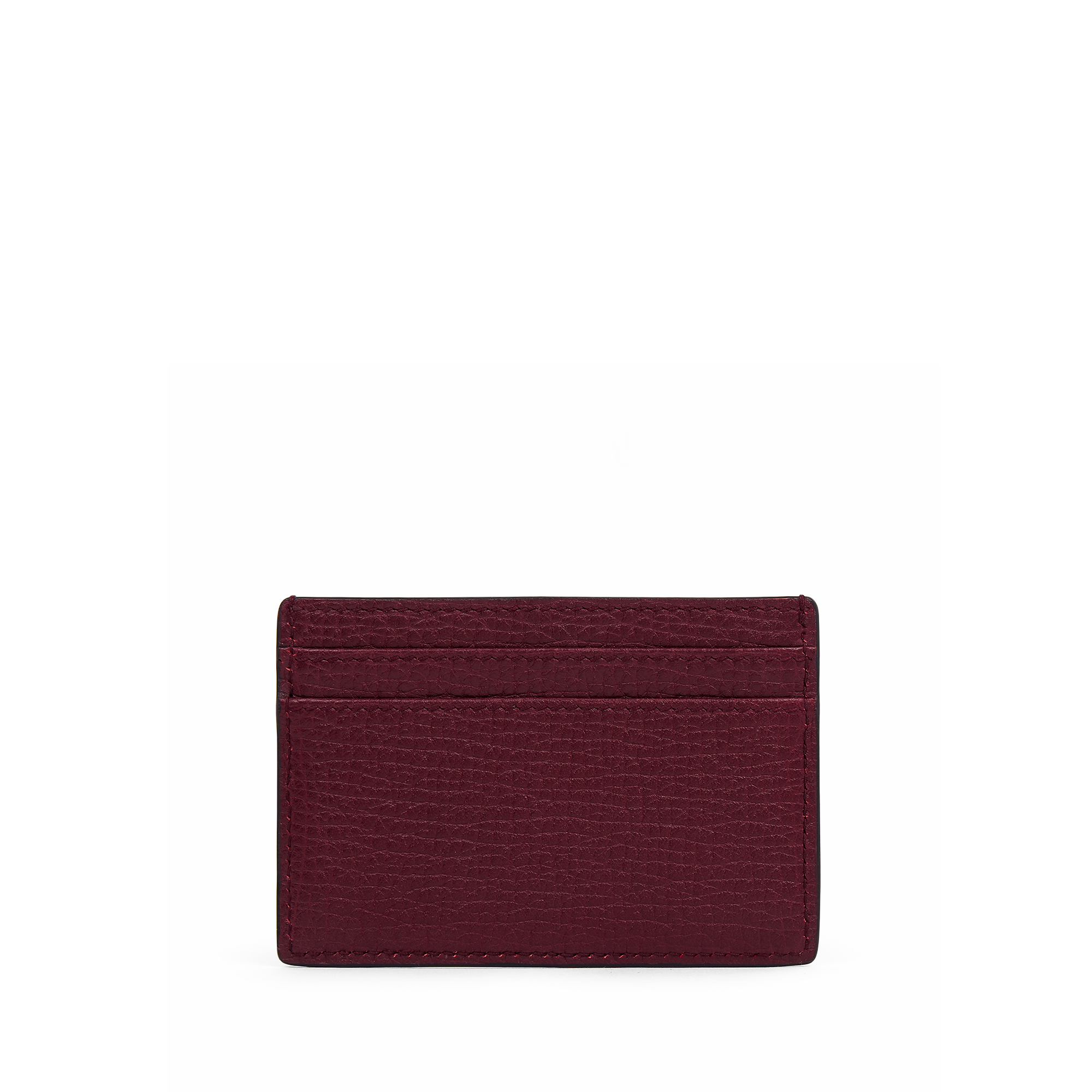 Flat Card Holder in Ludlow - Dark Cherry