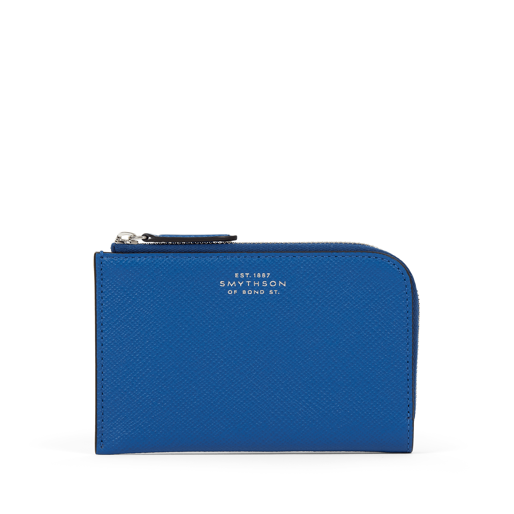 Small Flat Pouch in Panama - Cerulean
