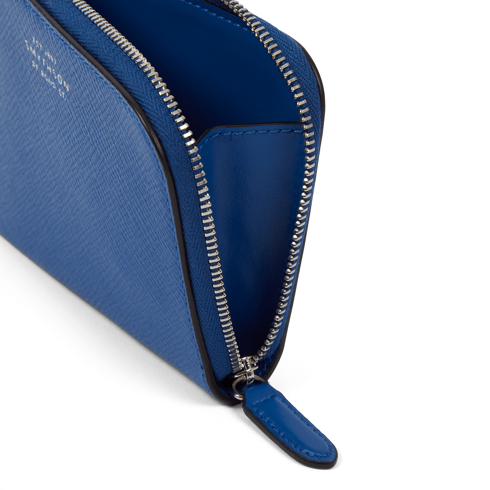 Small Flat Pouch in Panama - Cerulean