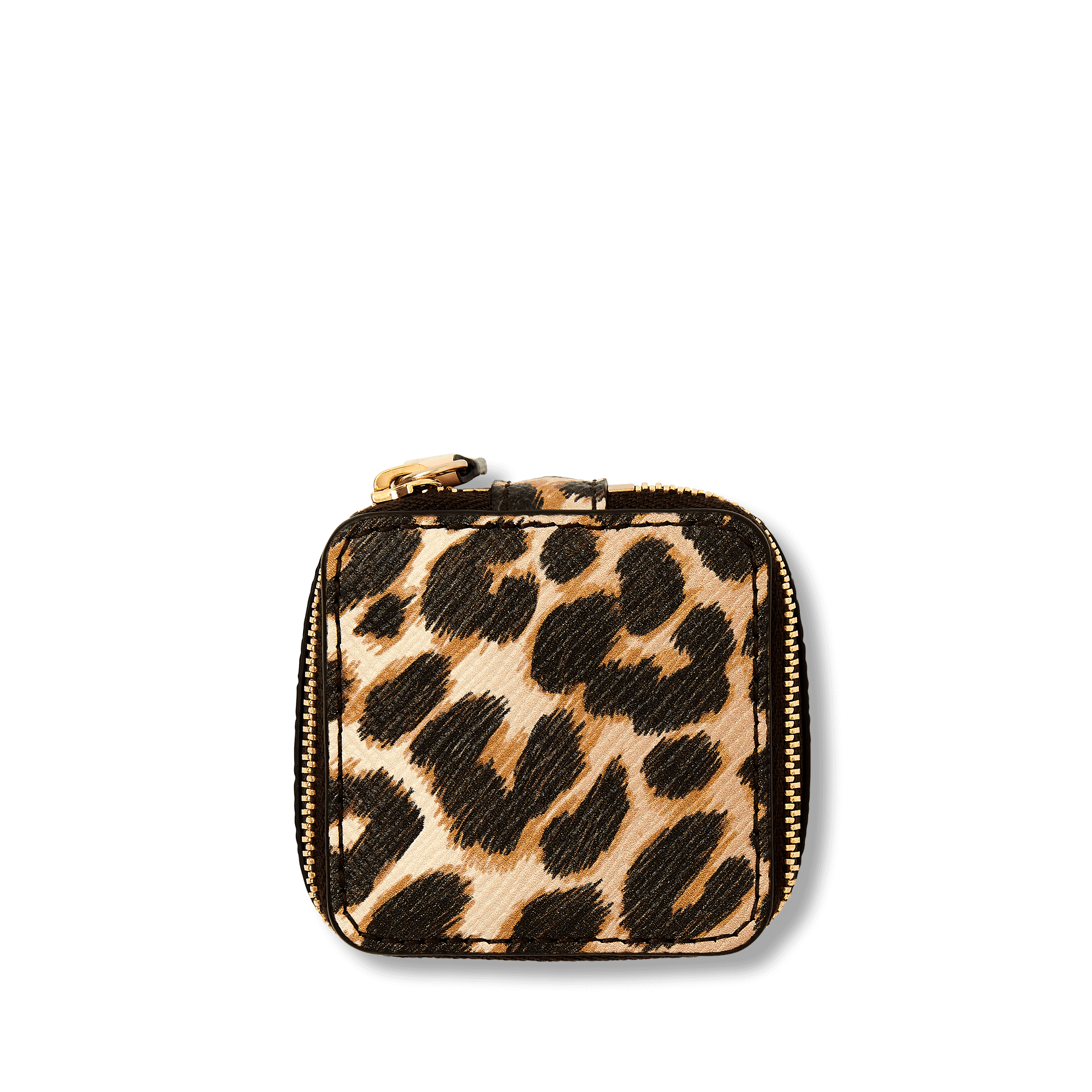 Small Square Trinket Case in Panama - Leopard