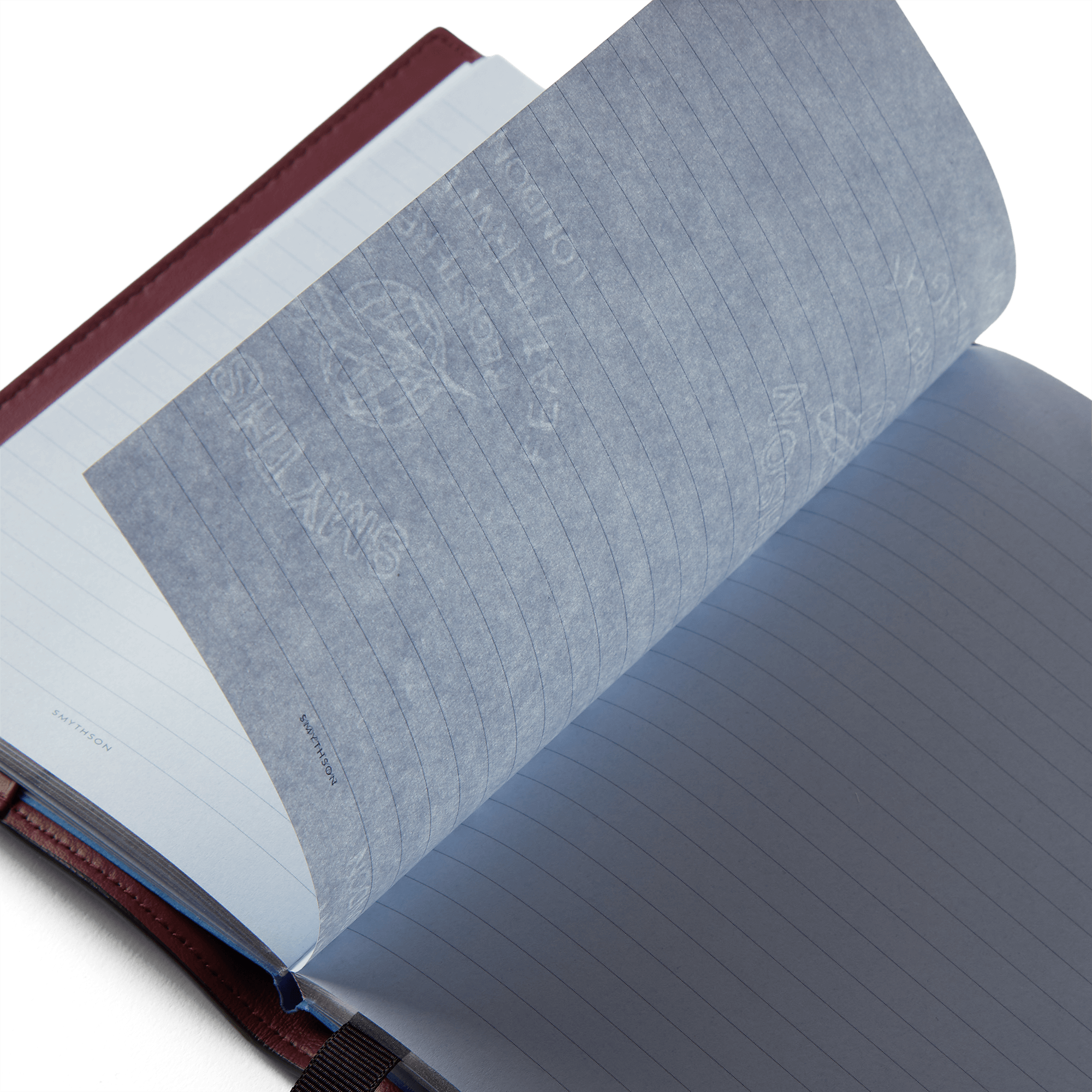 Evergreen Refillable Small Notebook in Ludlow - Dark Cherry